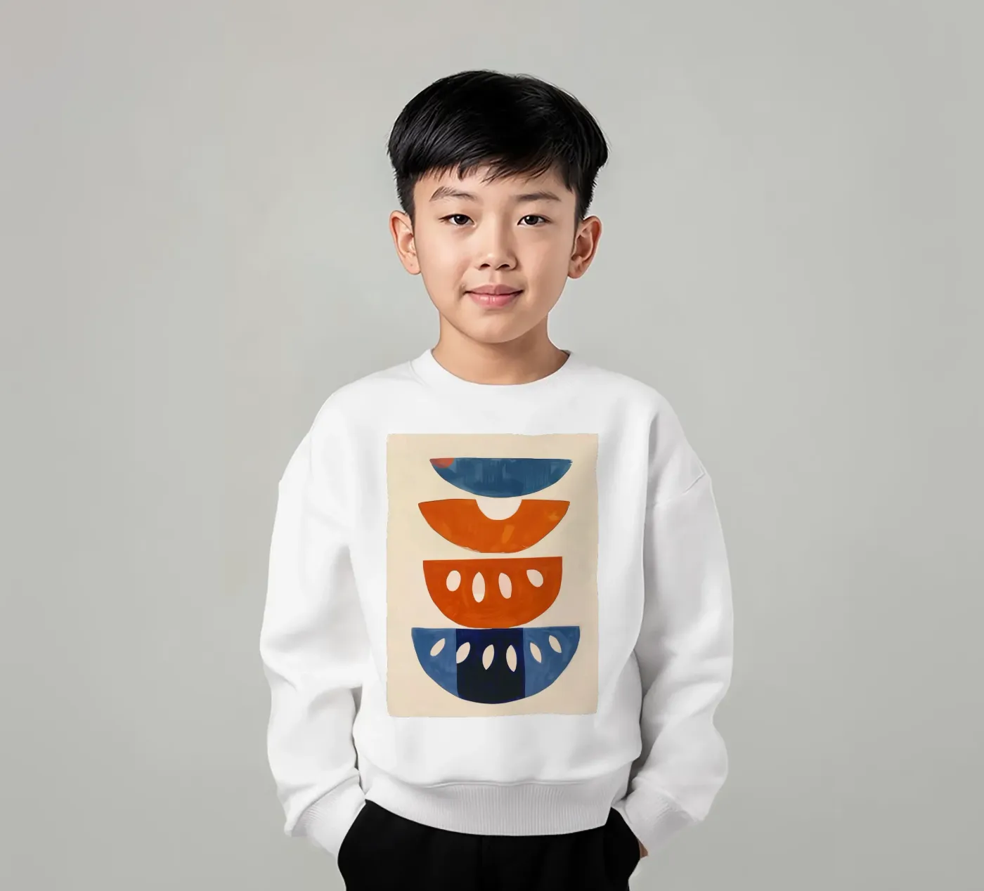 Shape Stack Kinder Sweatshirt von Hugo