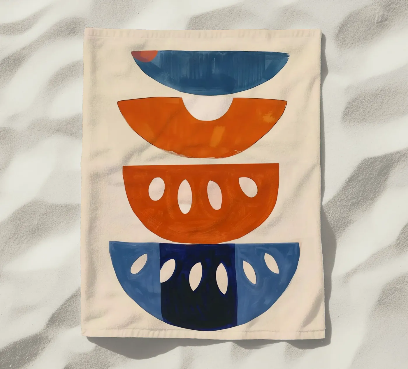 Shape Stack strandhanddoek van Hugo