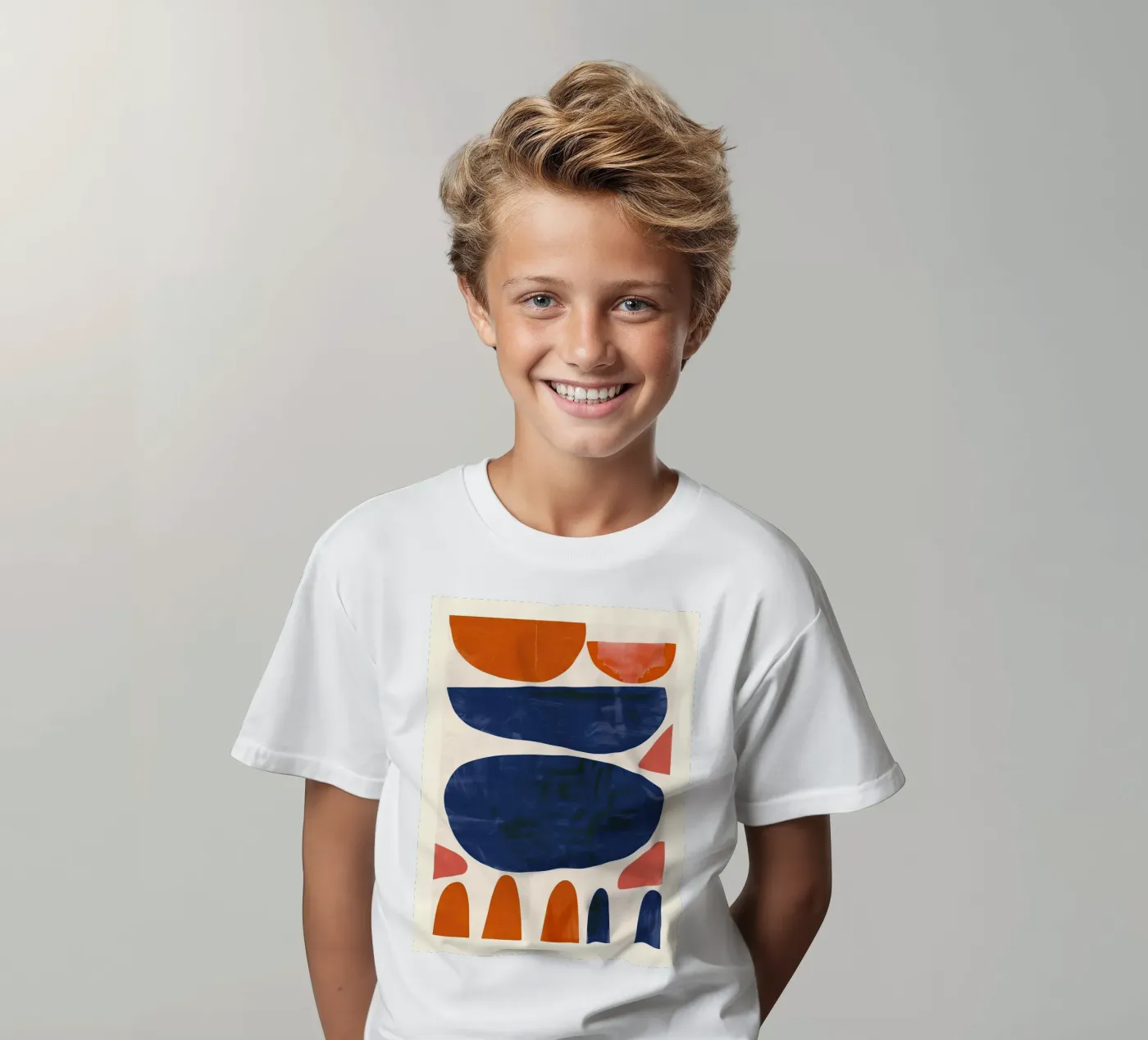 Abstract Forms Kinder T-Shirt von Hugo