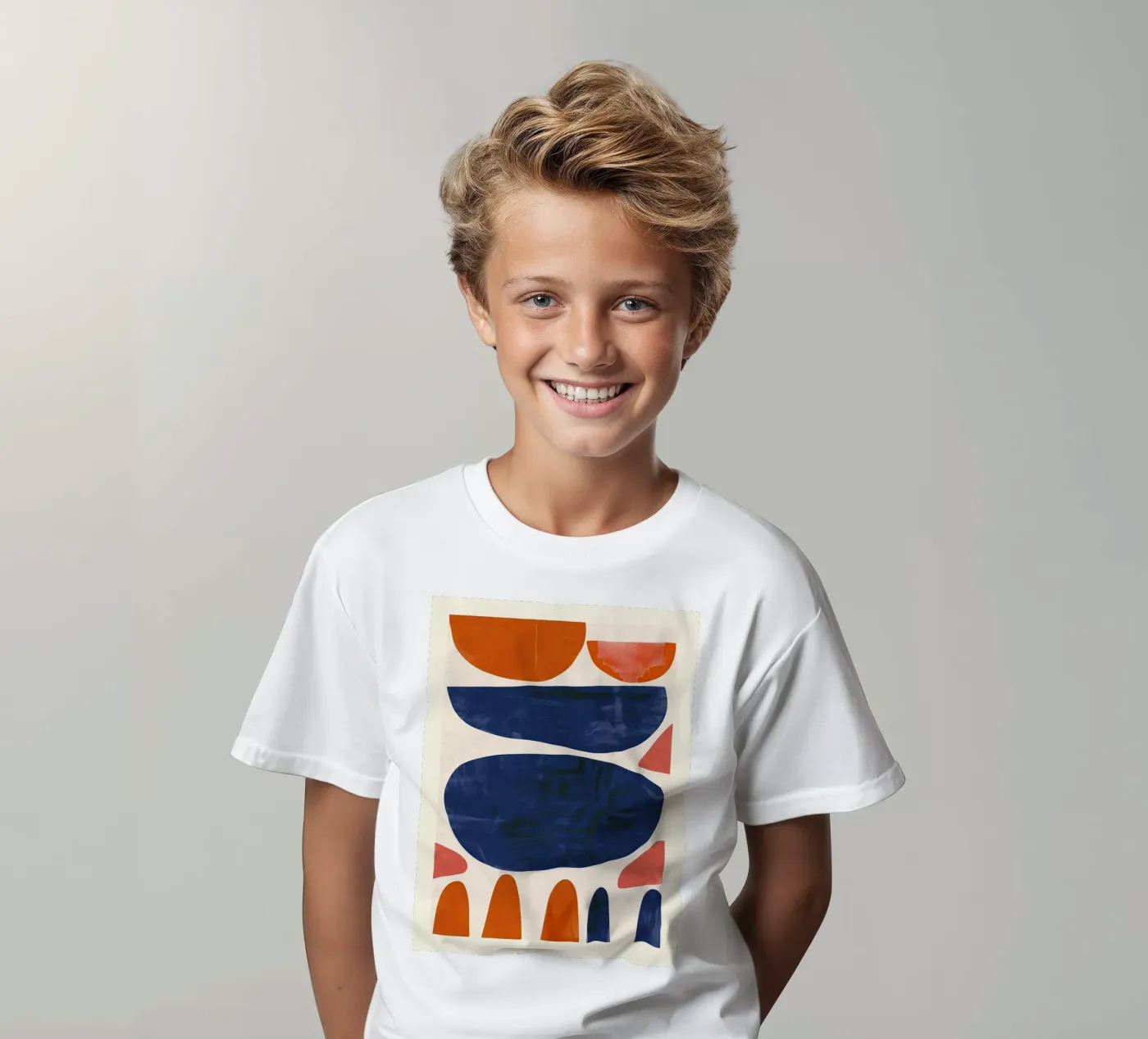 Abstract Forms Kinder T-Shirt von Hugo