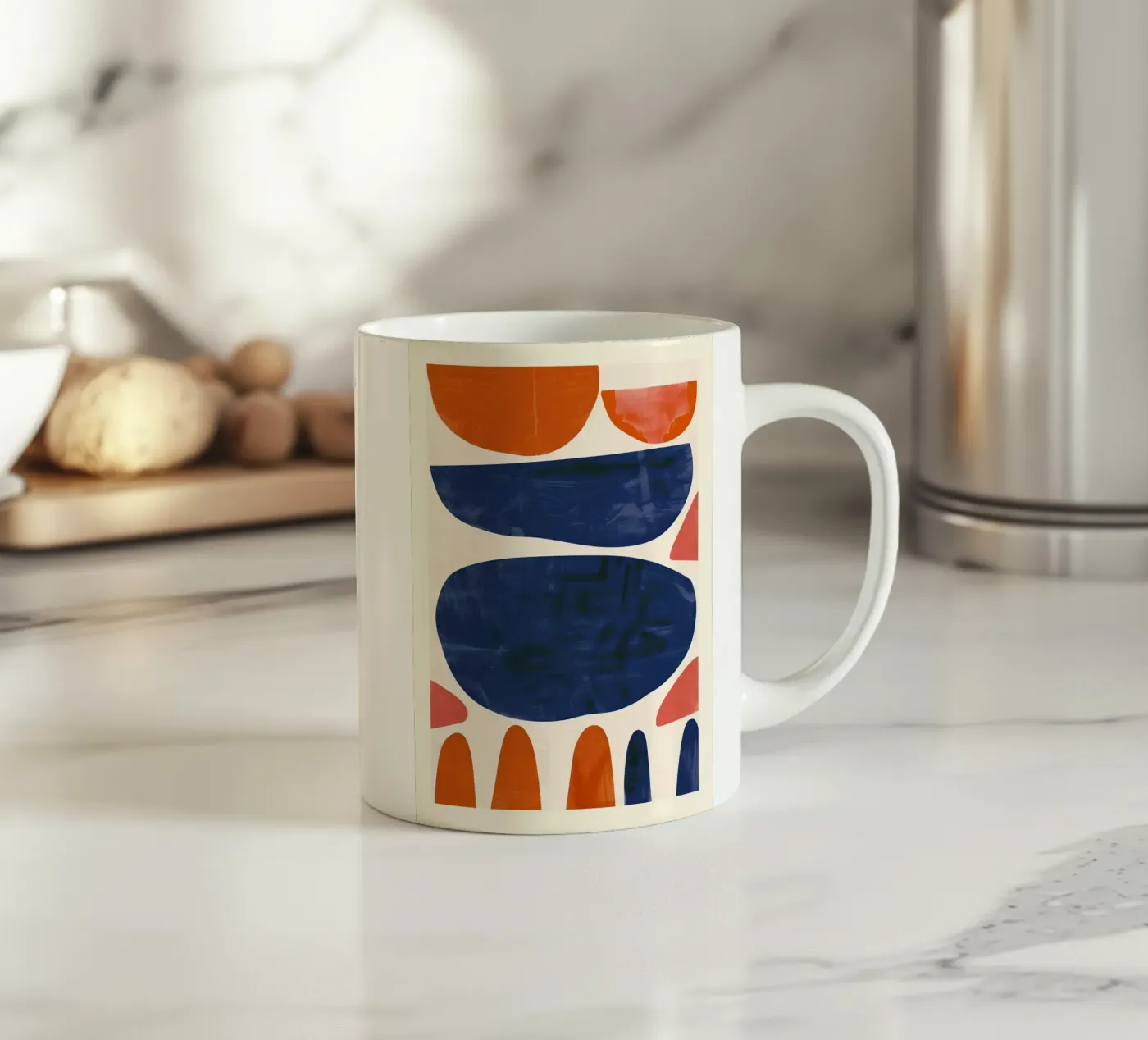 Abstract Forms ceramic mug by Hugo