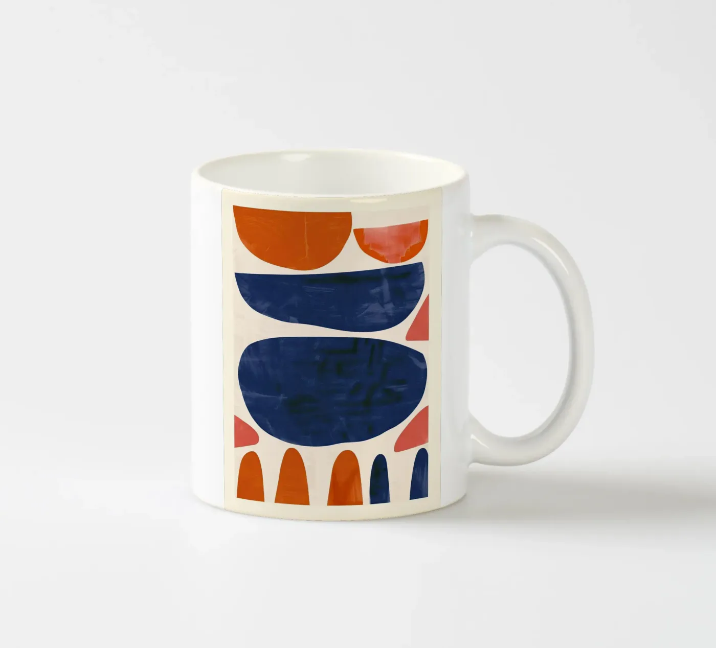 Abstract Forms ceramic mug by Hugo