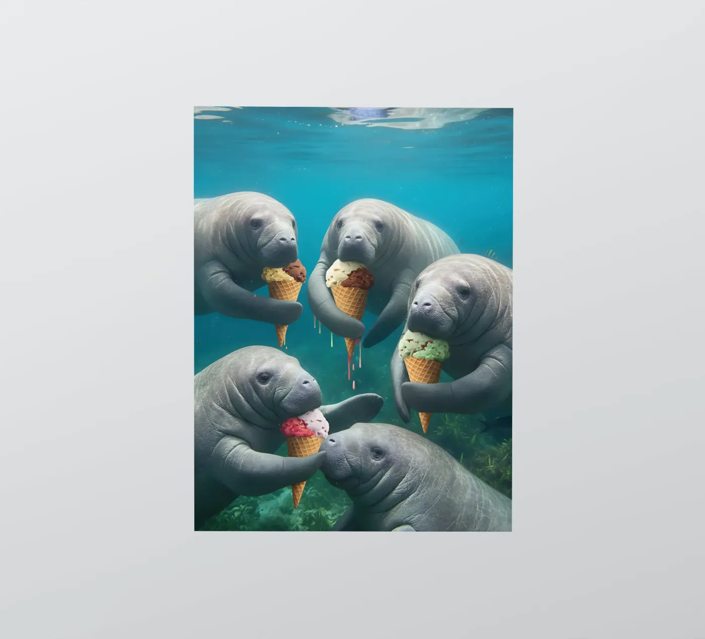 Auf ein Eis Sticker von kosinsart.gallery2