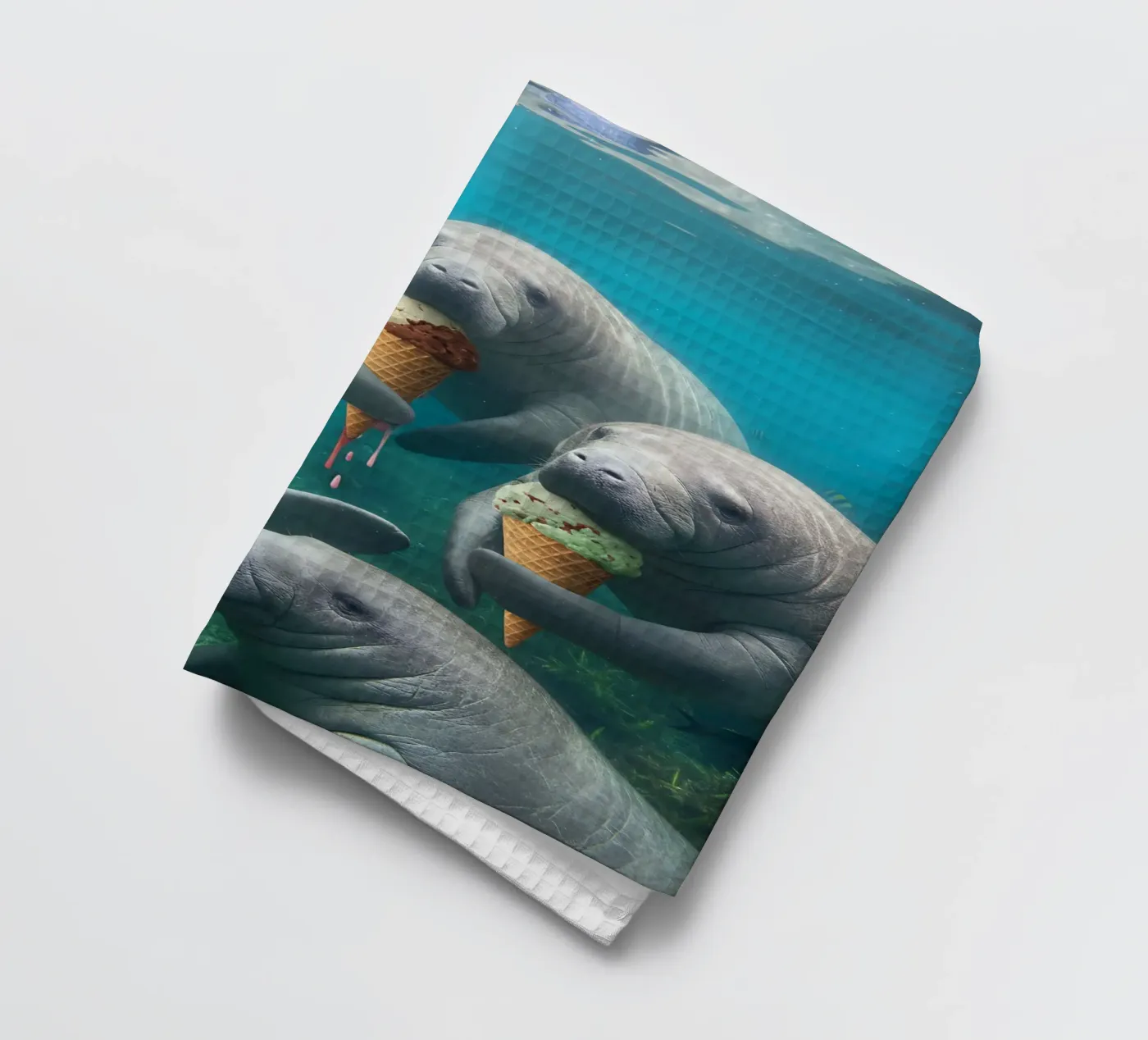 Auf ein Eis Geschirrtuch von kosinsart.gallery2
