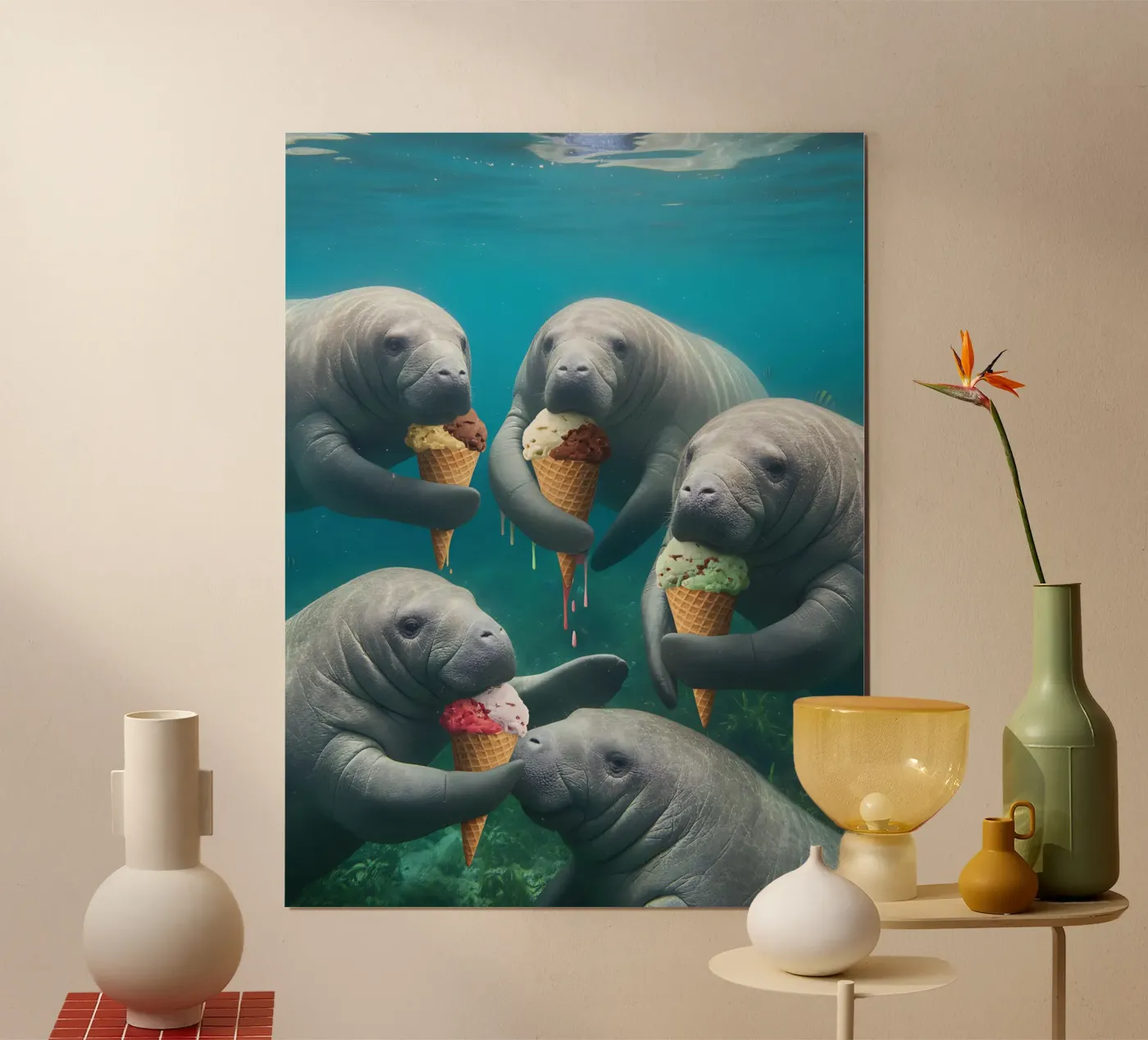 Auf ein Eis Poster von kosinsart.gallery2