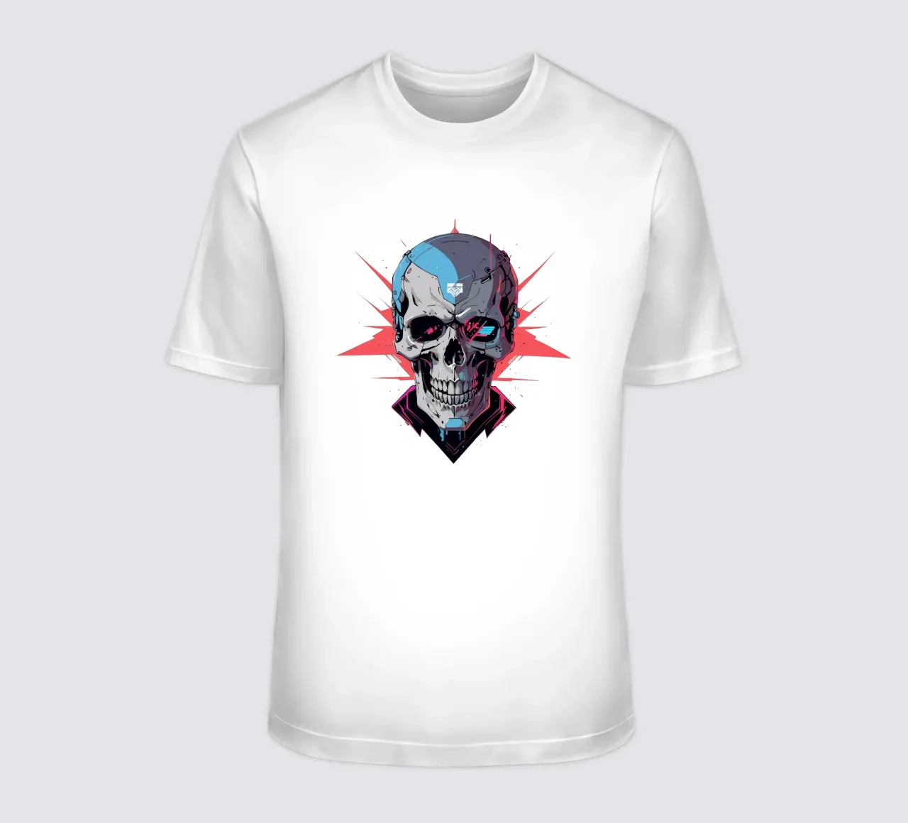 Cranio cyberpunk t-shirt da artdesign1985