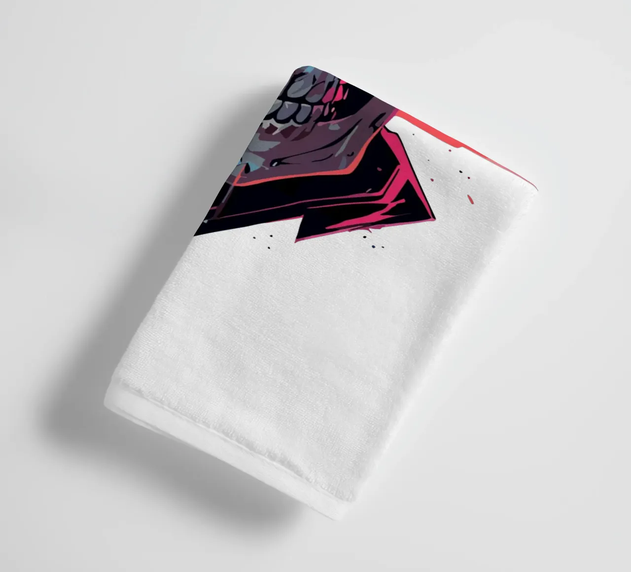 Cranio cyberpunk asciugamano da bagno da artdesign1985