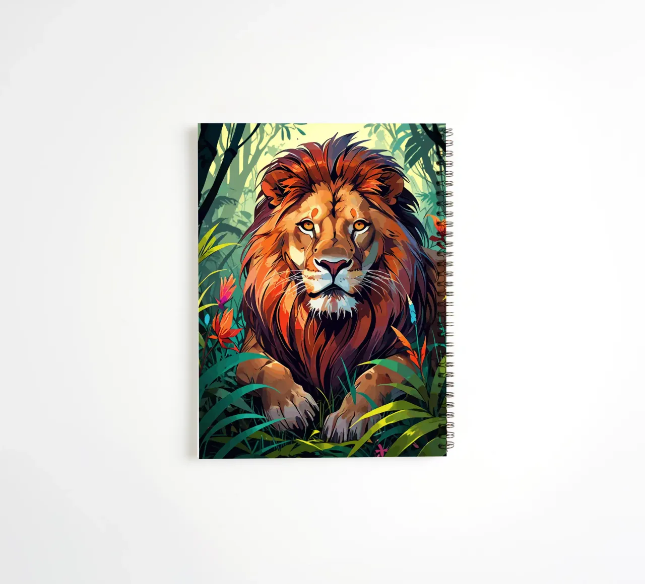 Löwen-Dschungel Ringbuch von artdesign1985