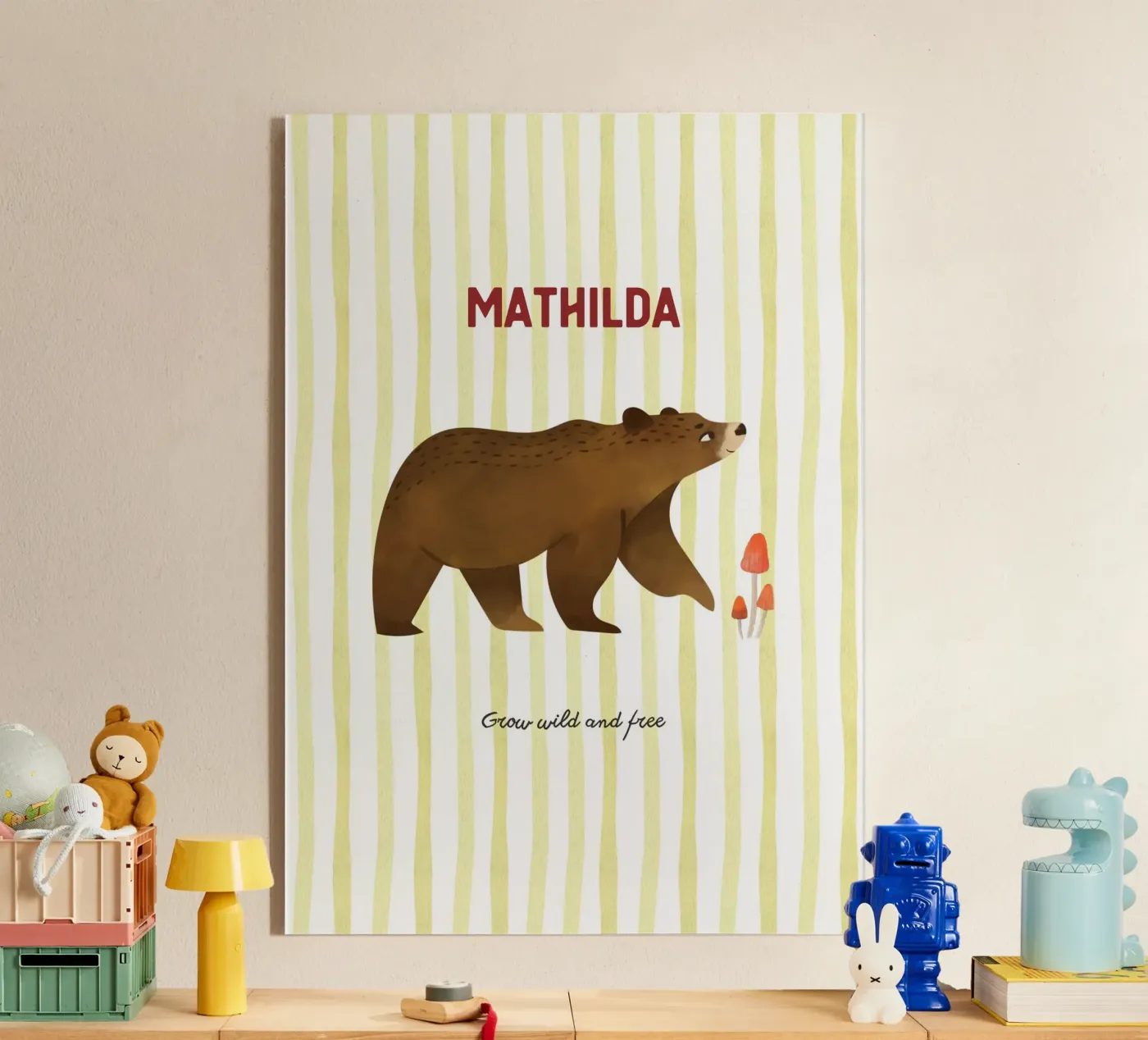 Bear – Customisable acryl van Hafenkönigin