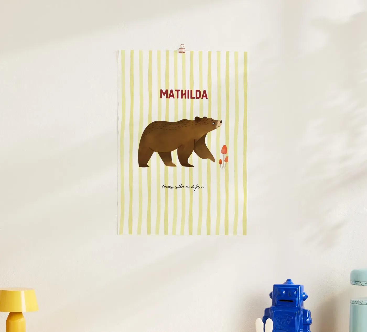 Bear – Customisable poster by Hafenkönigin