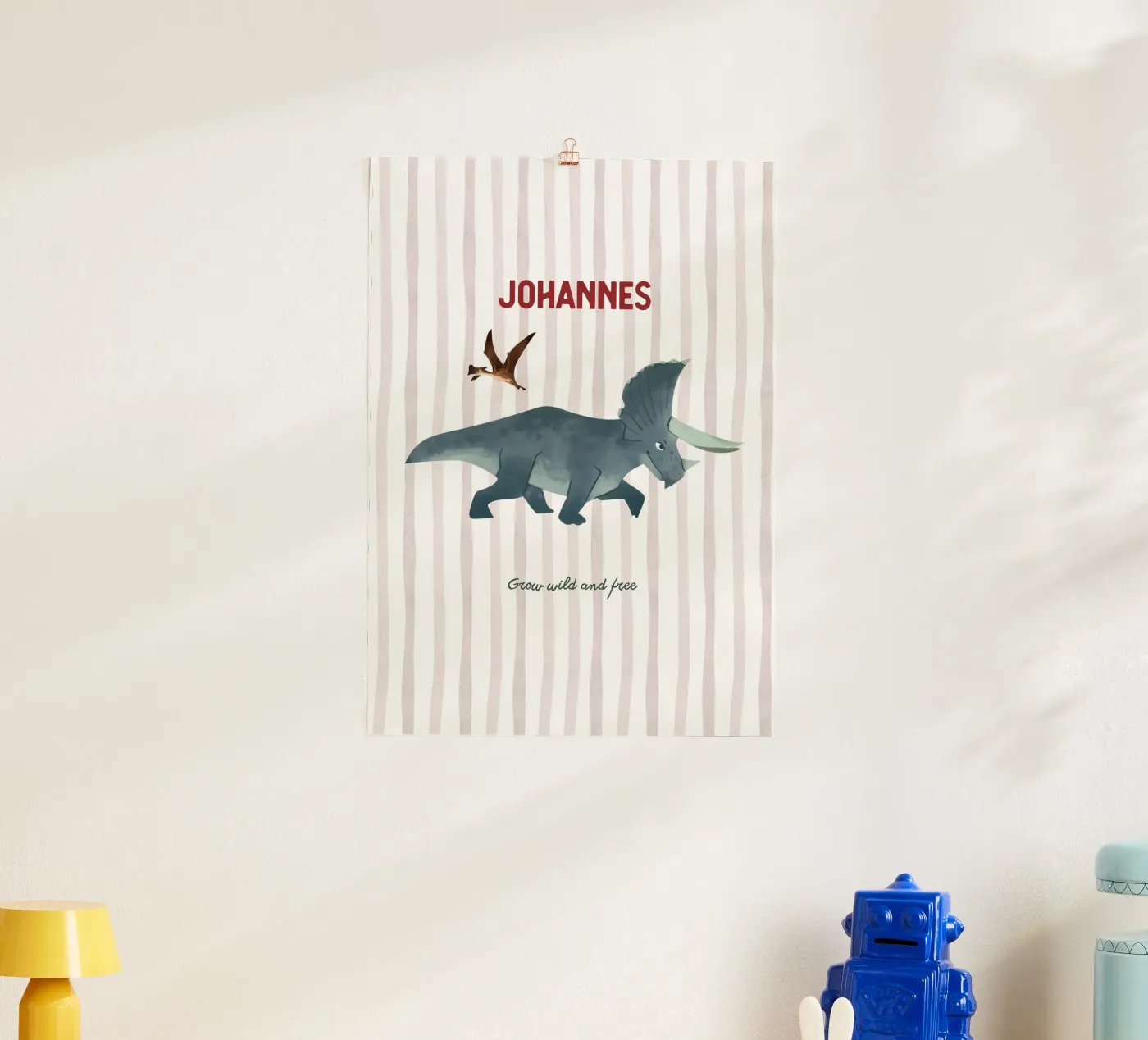 Dinosaur – Customisable poster by Hafenkönigin