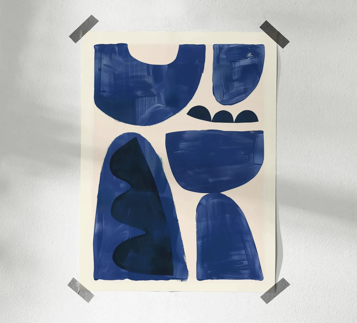 Blue Geometry poster de Hugo