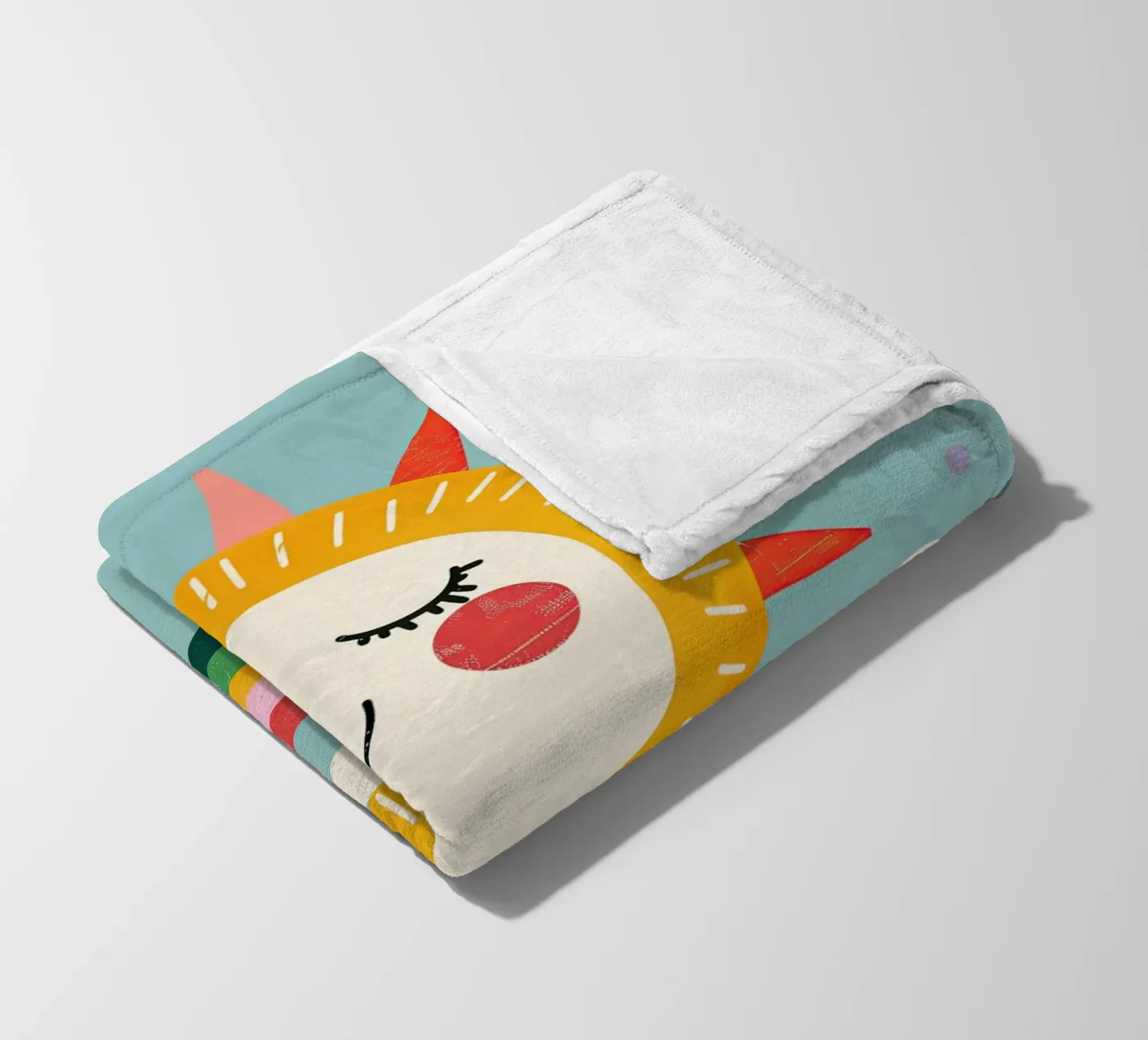 Rainbow Sun Fleecedecke von Lilo