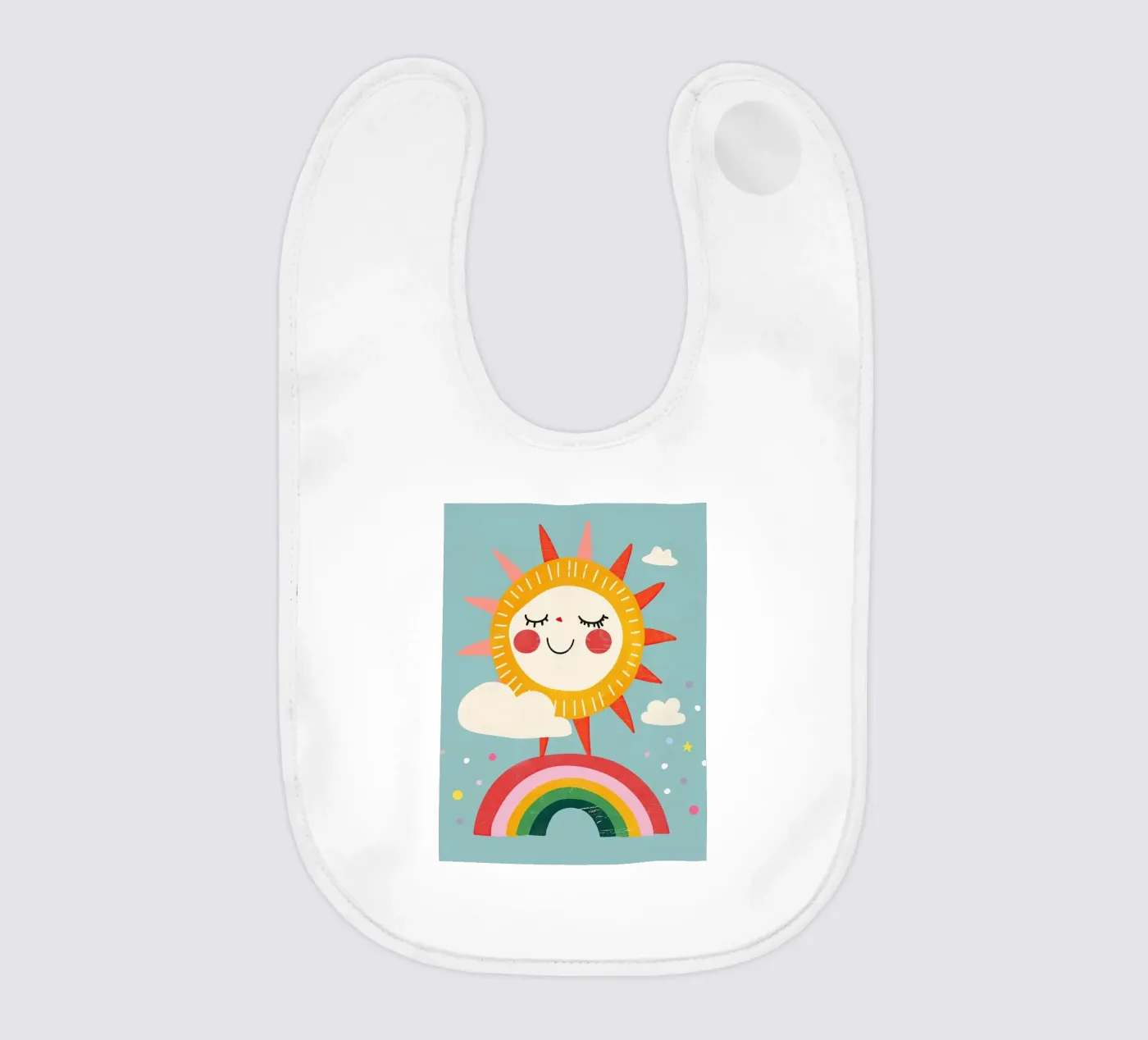 Rainbow Sun Babylätzchen von Lilo