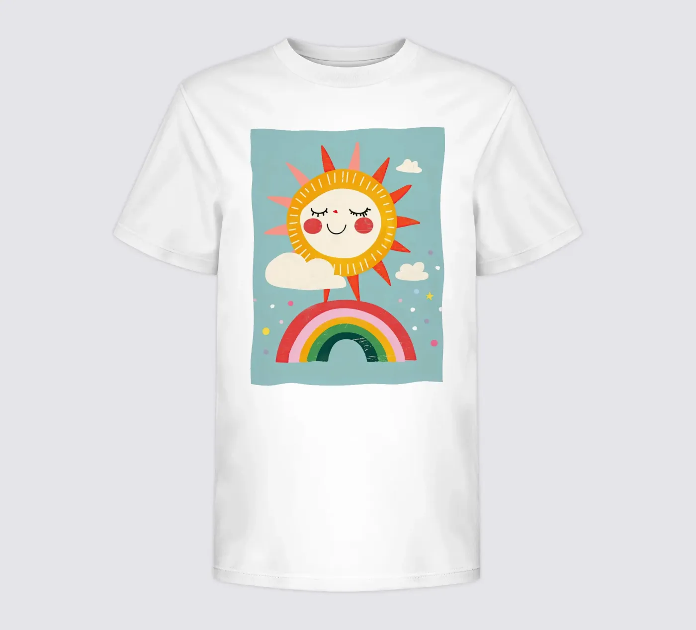 Rainbow Sun t-shirt bambini da Lilo