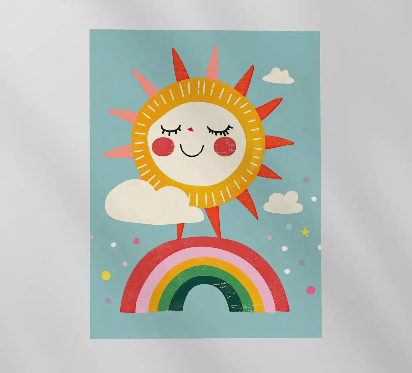 Rainbow Sun pellicola backlit da Lilo