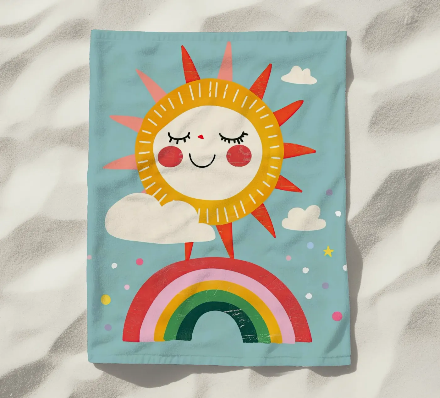 Rainbow Sun telo mare da Lilo