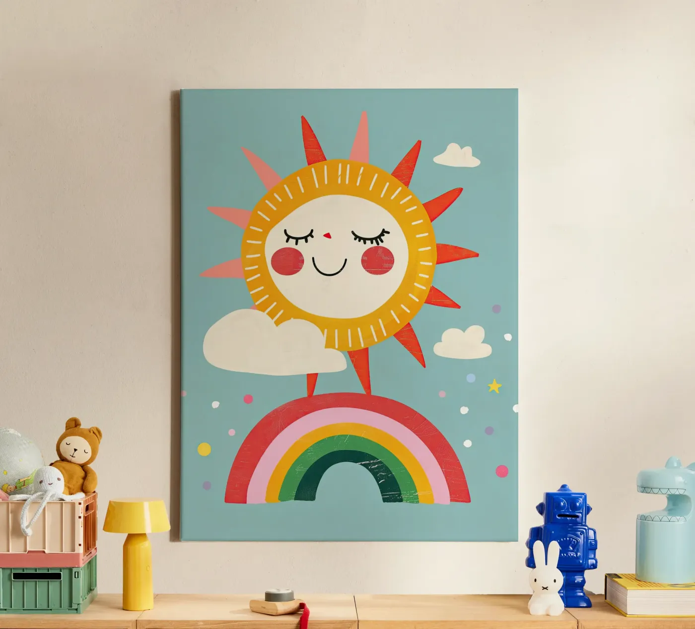 Rainbow Sun tela da Lilo