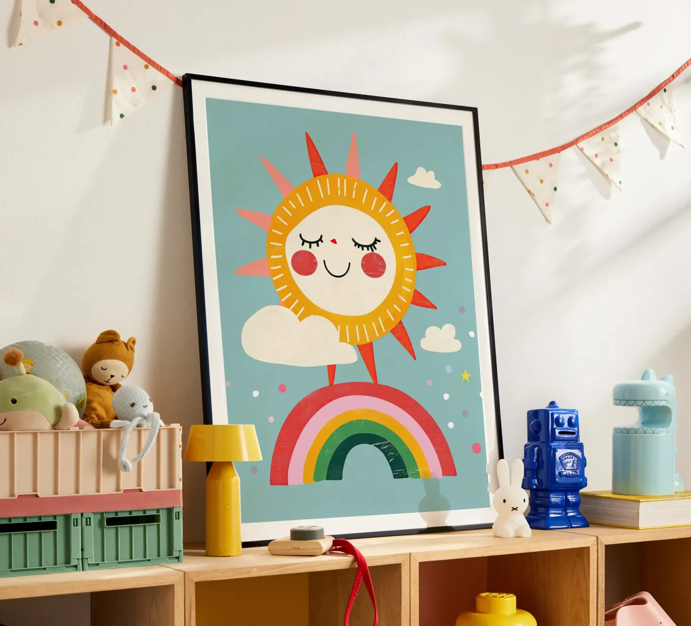 Rainbow Sun Poster von Lilo