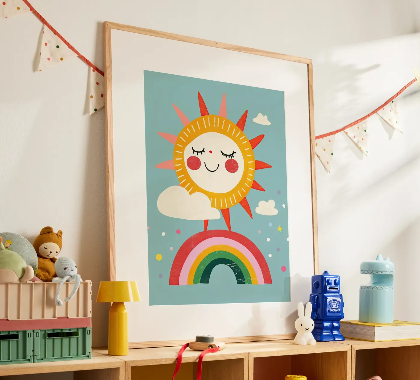 Rainbow Sun Poster von Lilo