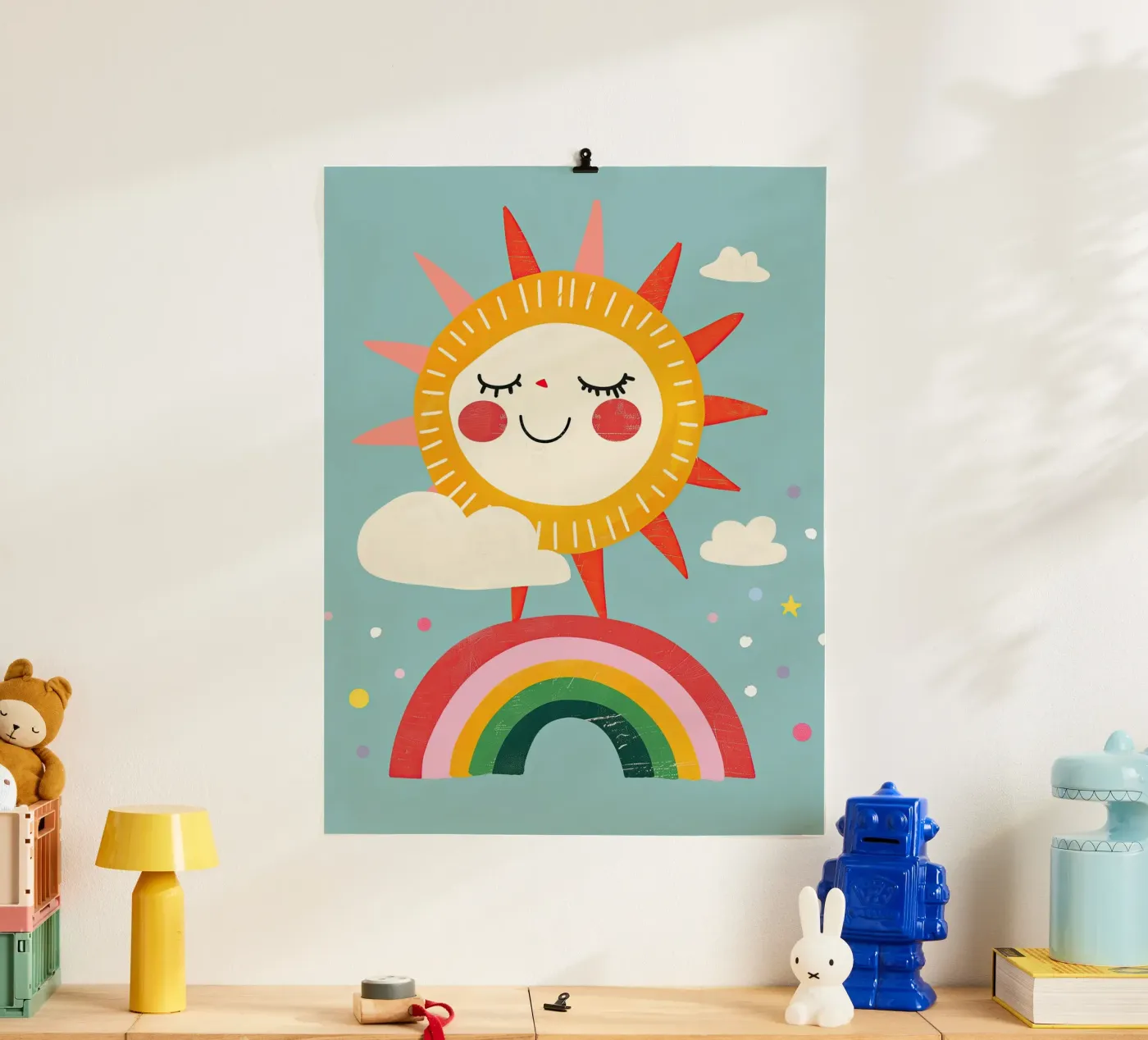 Rainbow Sun Poster von Lilo