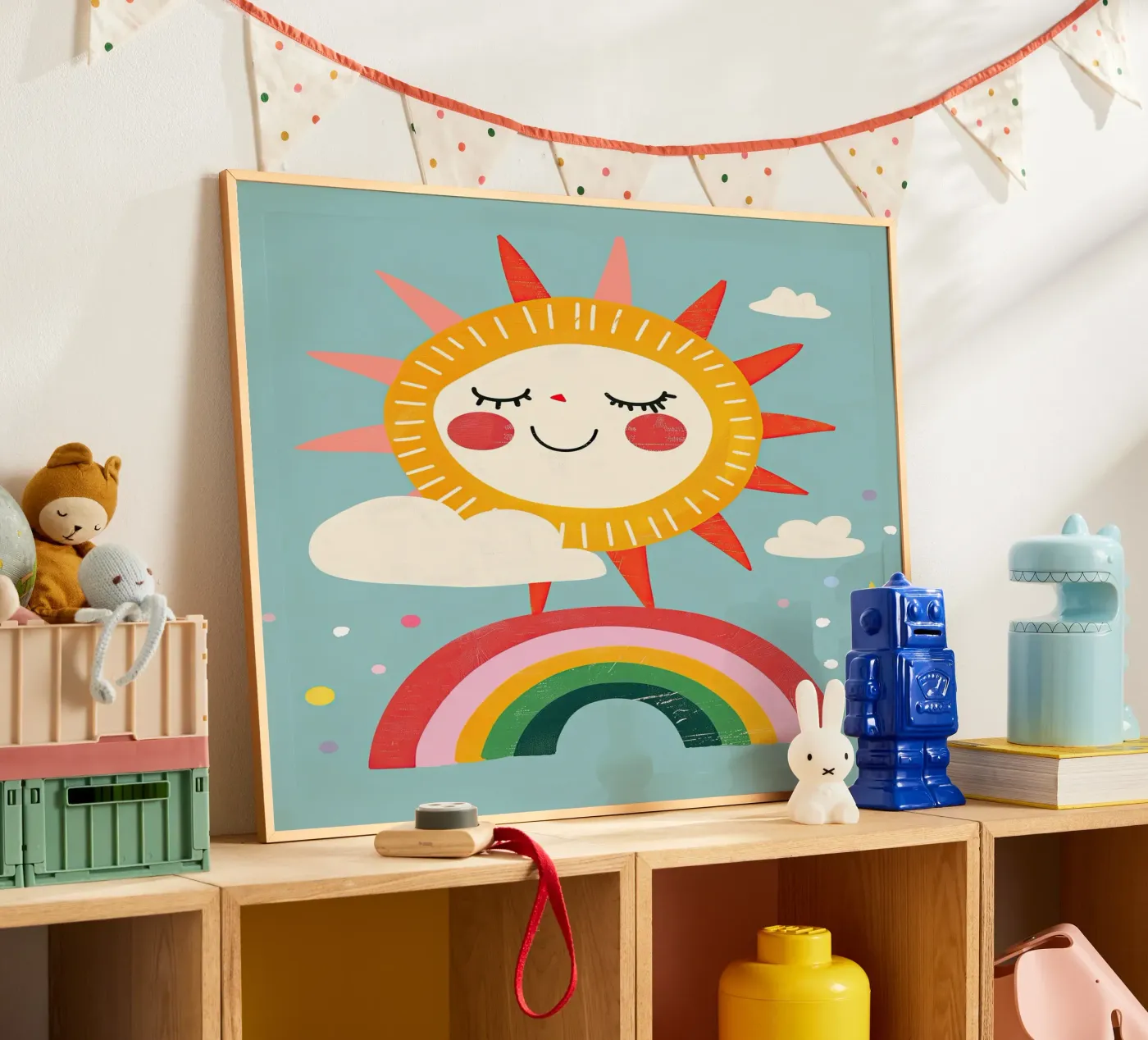 Rainbow Sun Poster von Lilo