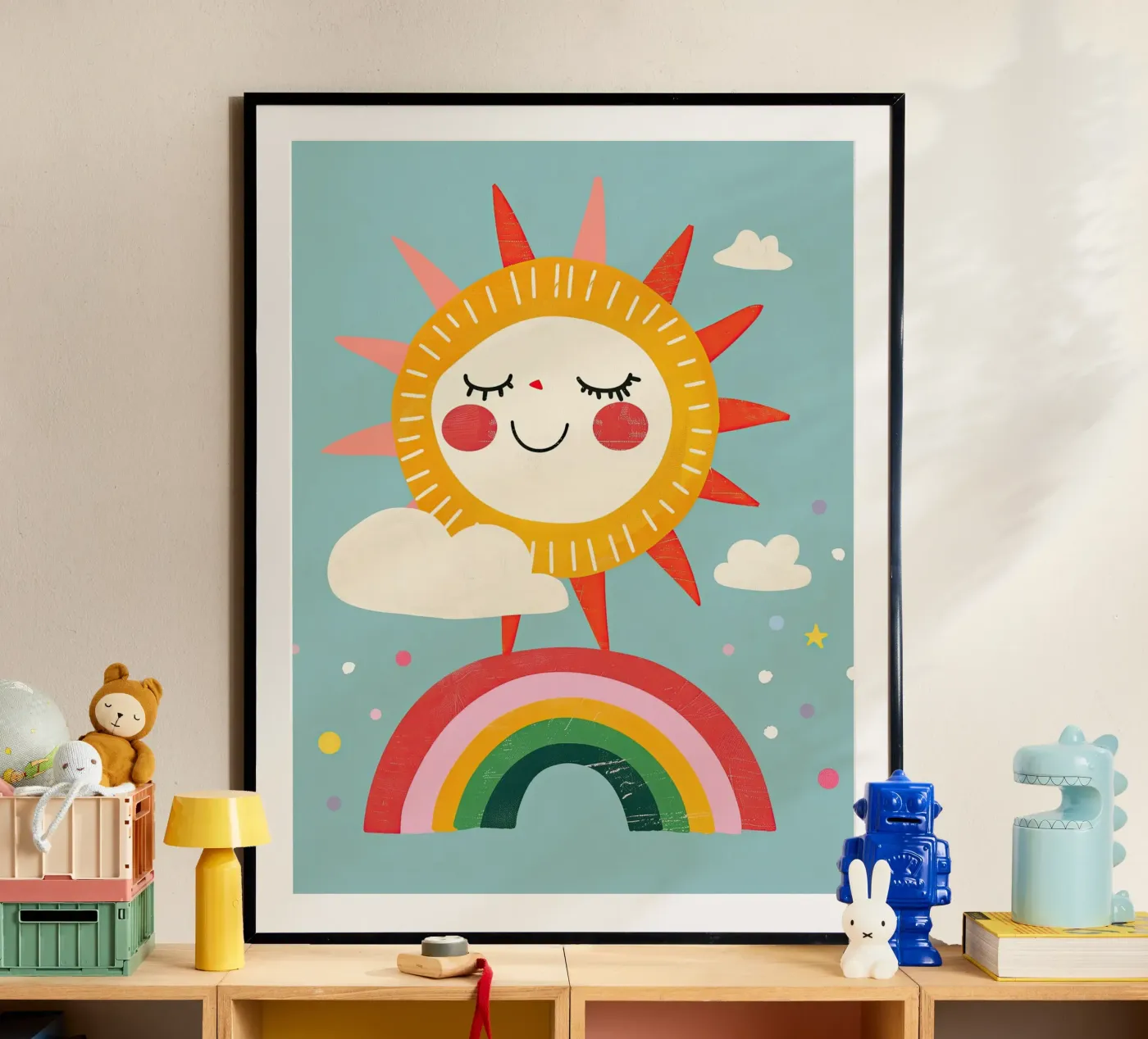 Rainbow Sun Poster von Lilo
