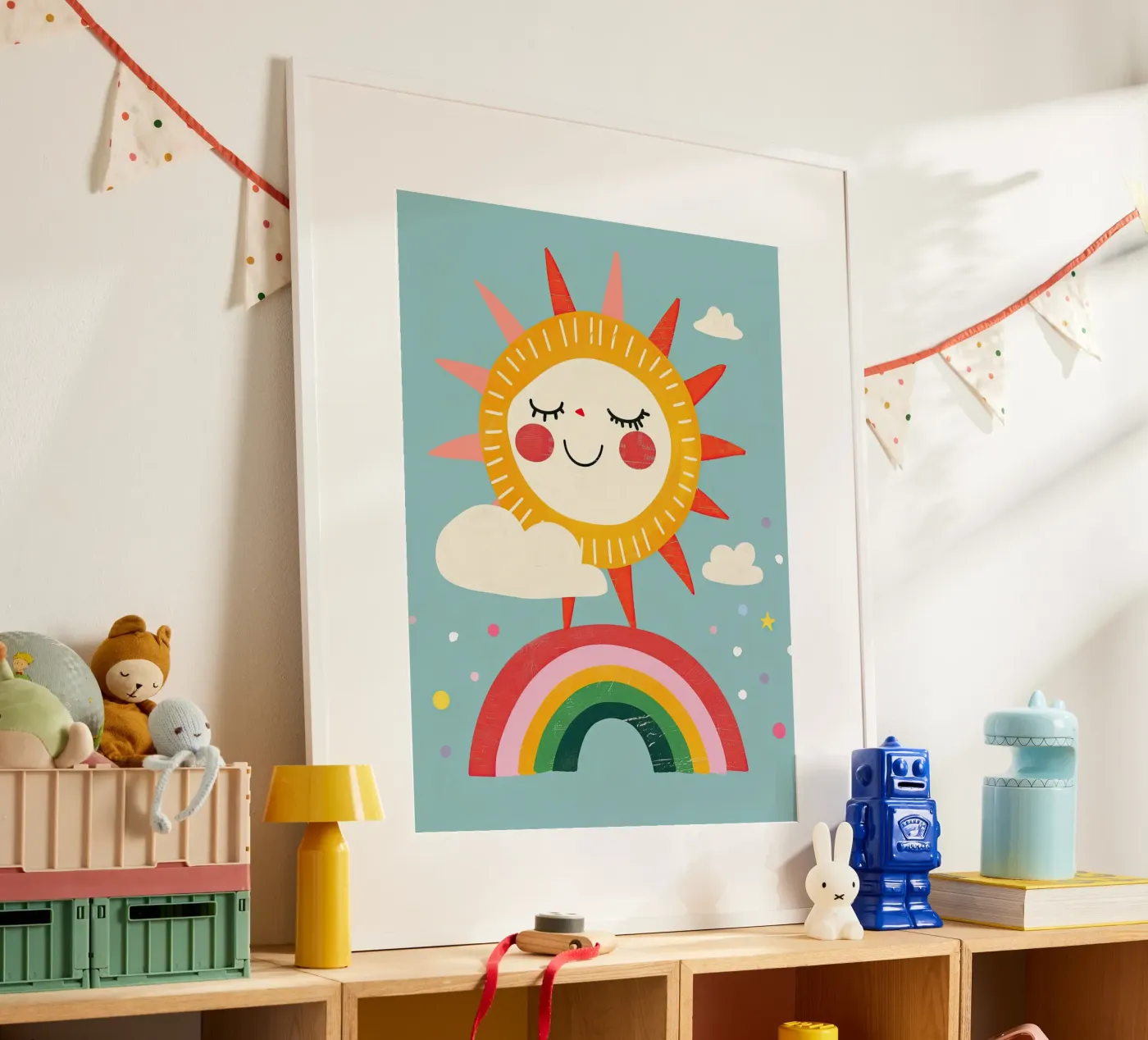Rainbow Sun Poster von Lilo
