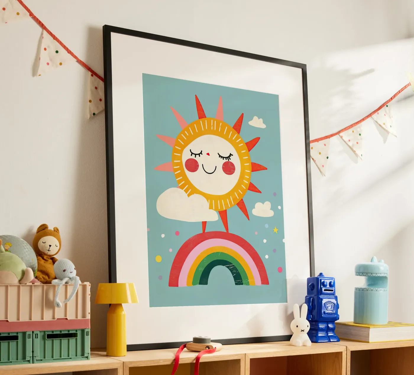 Rainbow Sun Poster von Lilo