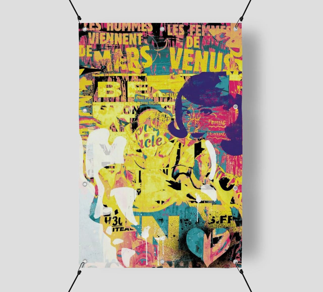 Mars and Venus telo in pvc da Andy Bridge