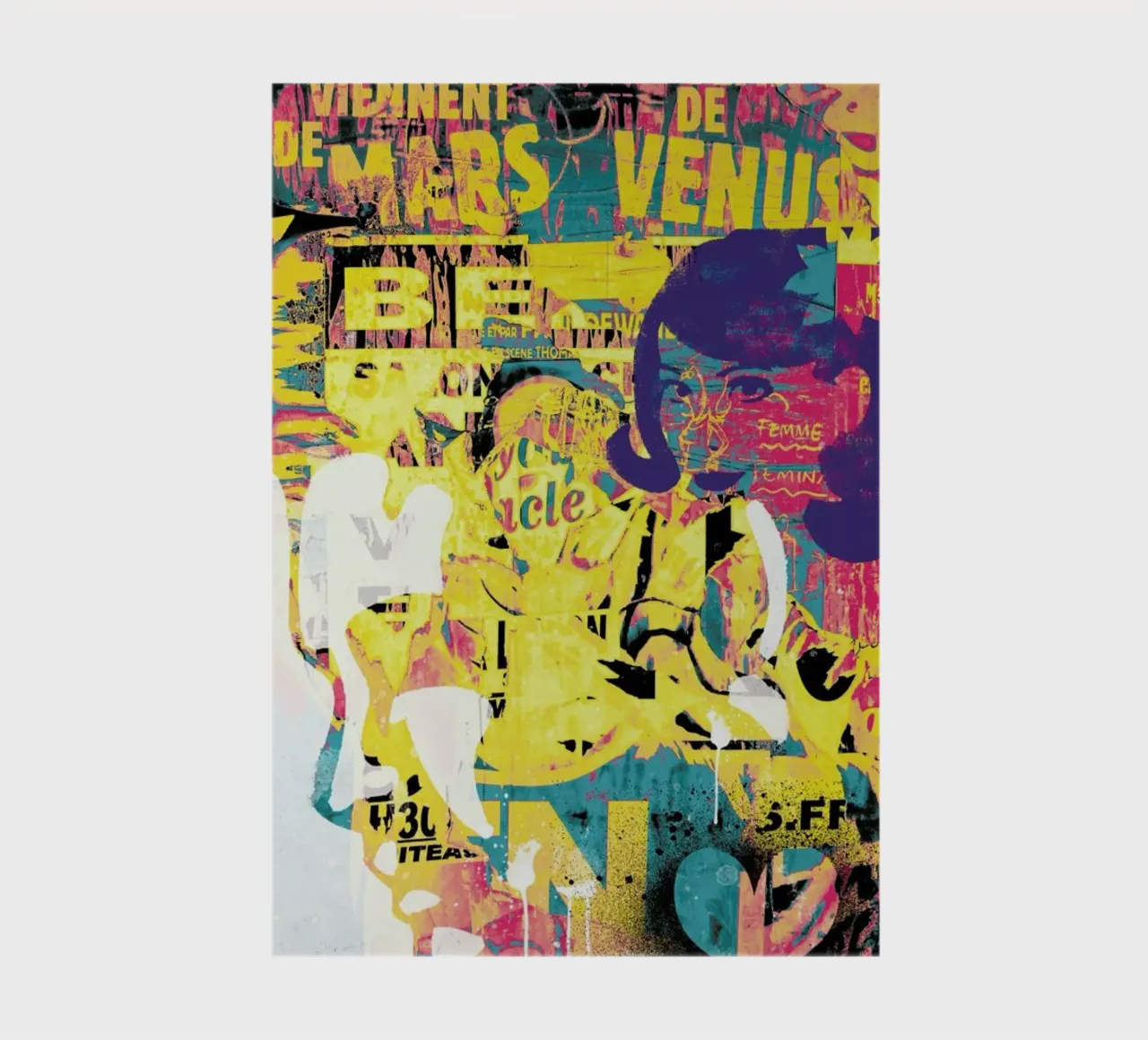 Mars and Venus Notizbuch von Andy Bridge