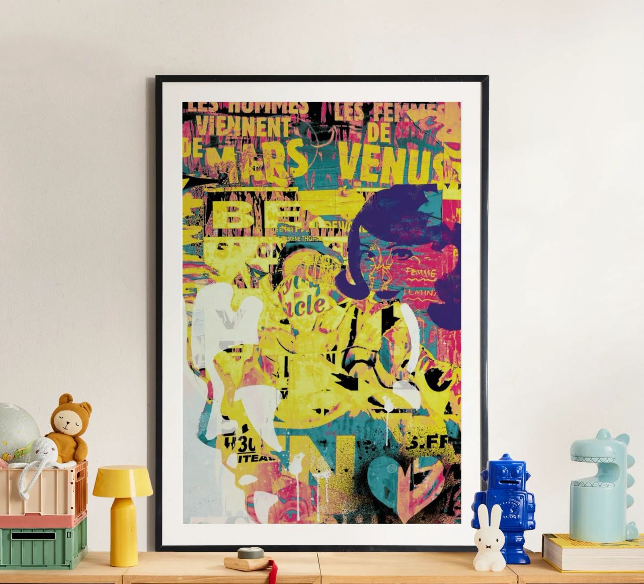 Mars and Venus poster by Andy Bridge
