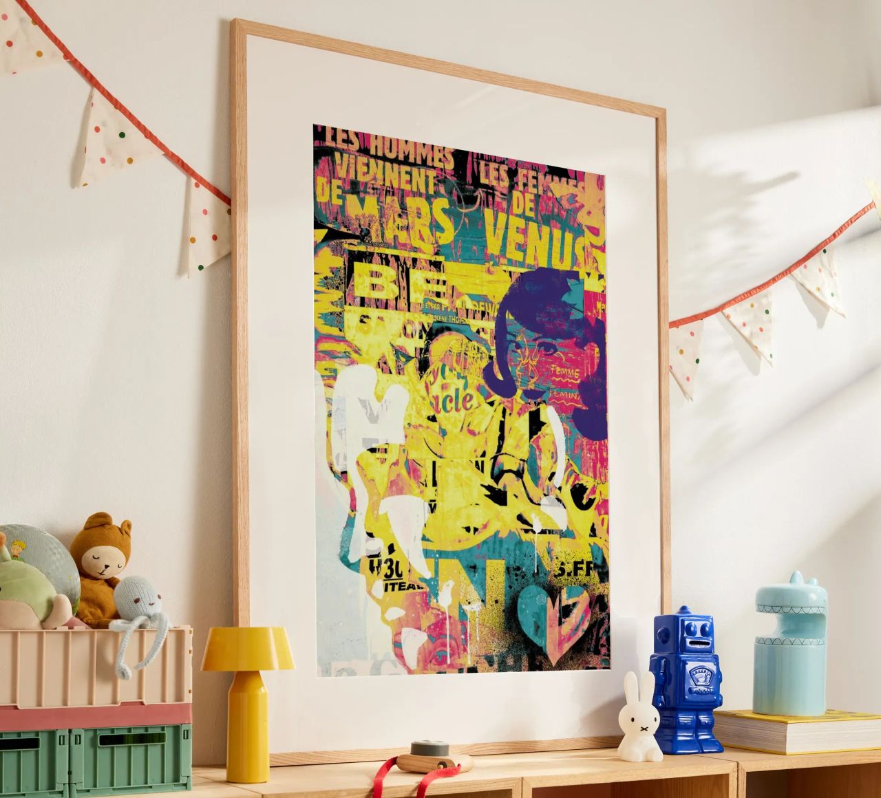 Mars and Venus poster by Andy Bridge