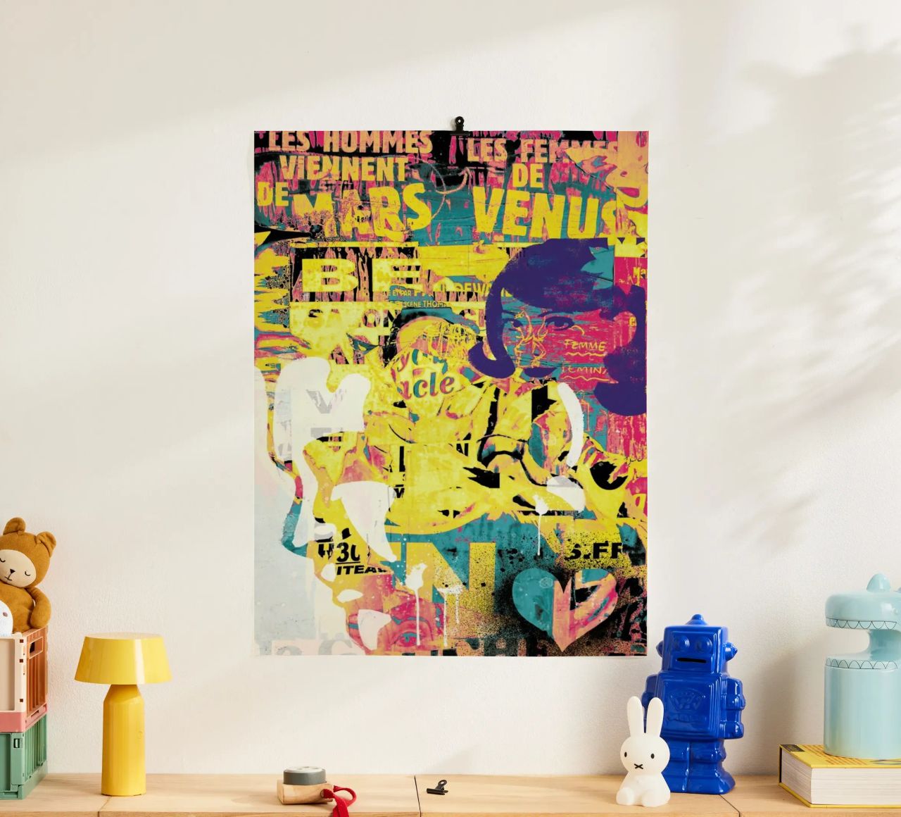 Mars and Venus poster by Andy Bridge