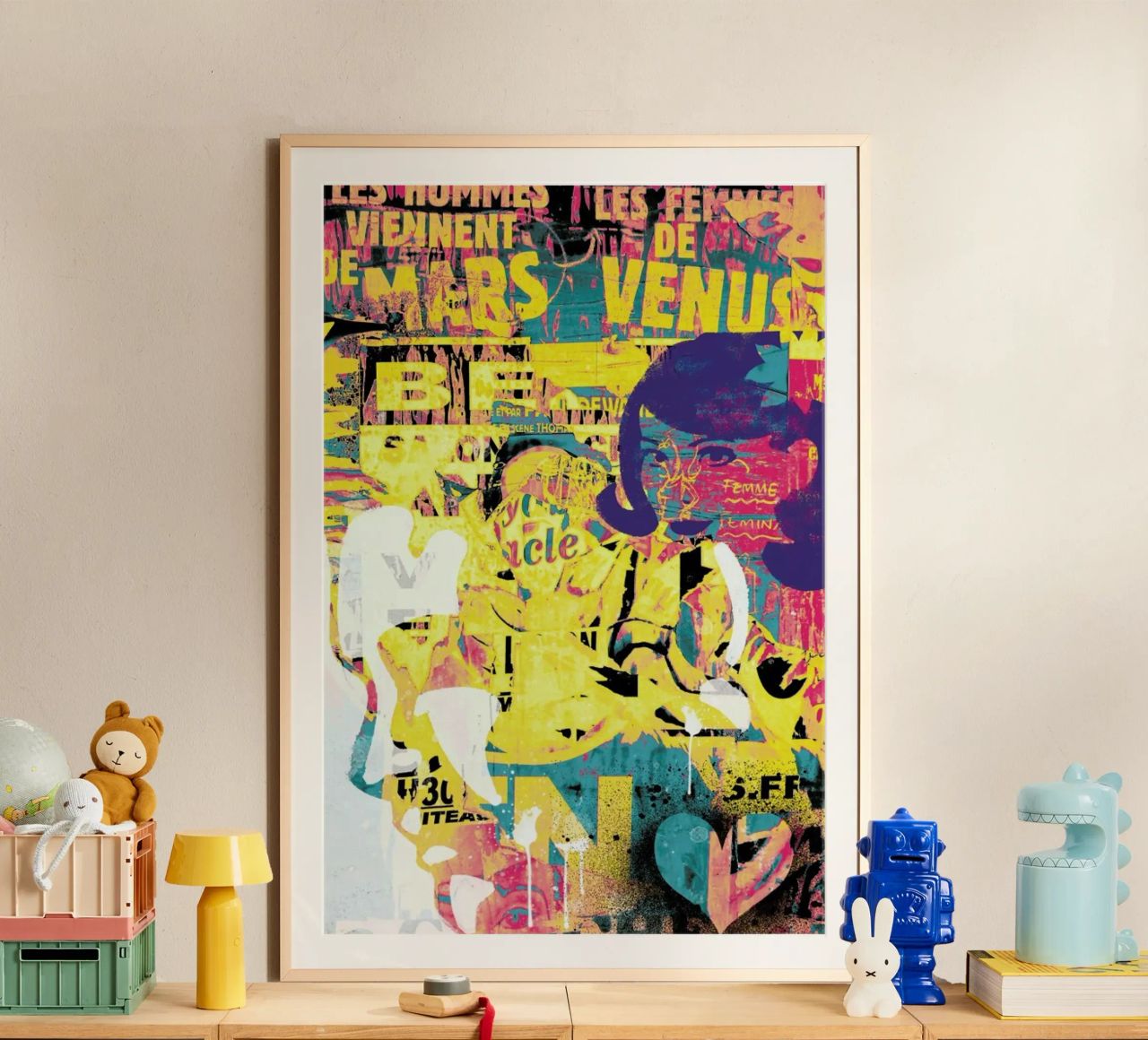 Mars and Venus poster by Andy Bridge