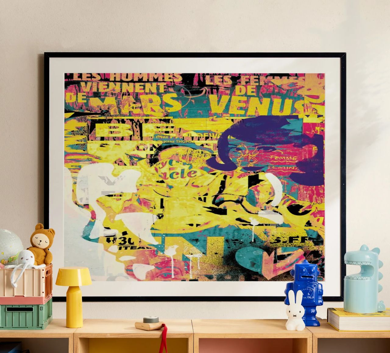 Mars and Venus poster by Andy Bridge