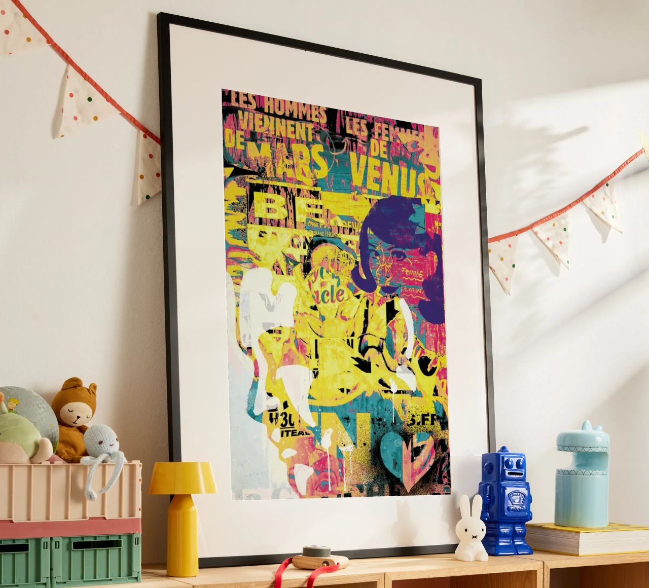 Mars and Venus poster by Andy Bridge