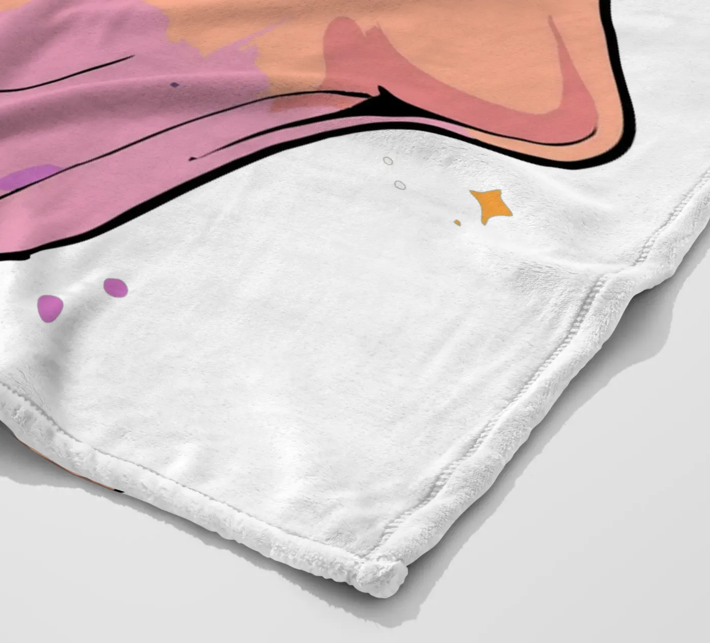 Ghost fleece blanket by artdesign1985
