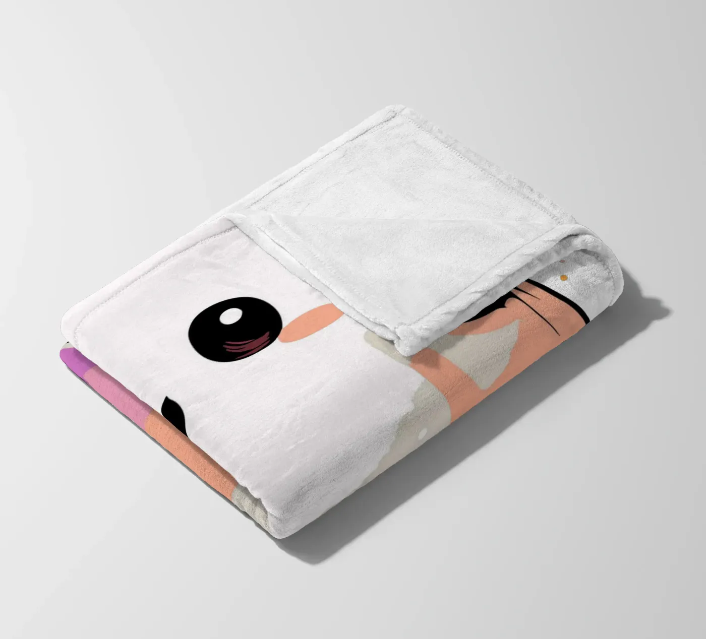 Ghost fleece blanket by artdesign1985