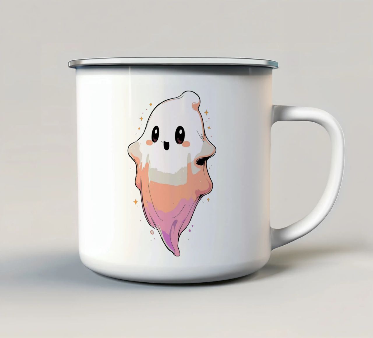Fantasma tazza in smalto da artdesign1985