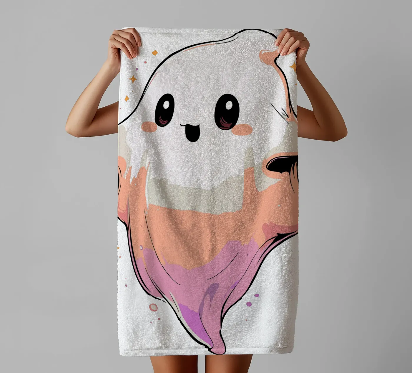 Ghost towel by artdesign1985