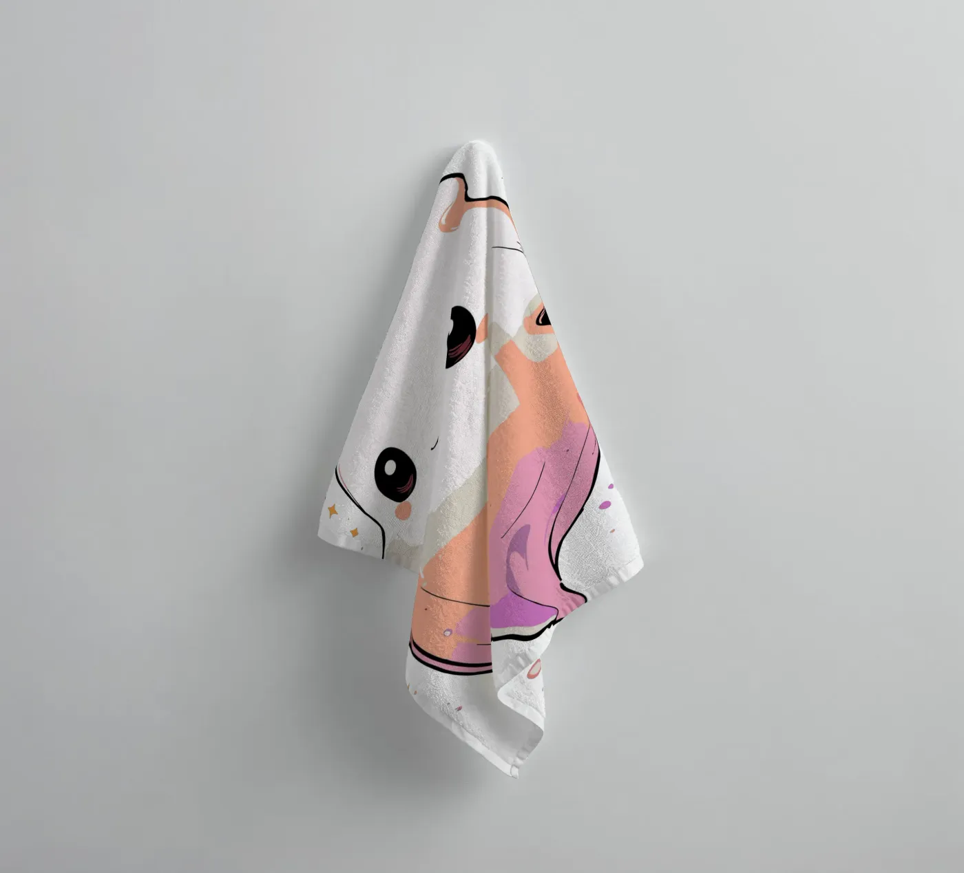Ghost towel by artdesign1985