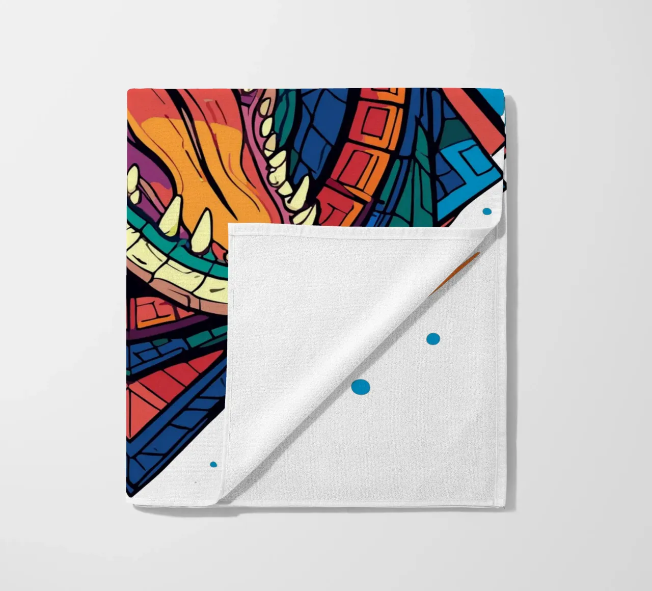 Coccodrillo telo mare da artdesign1985