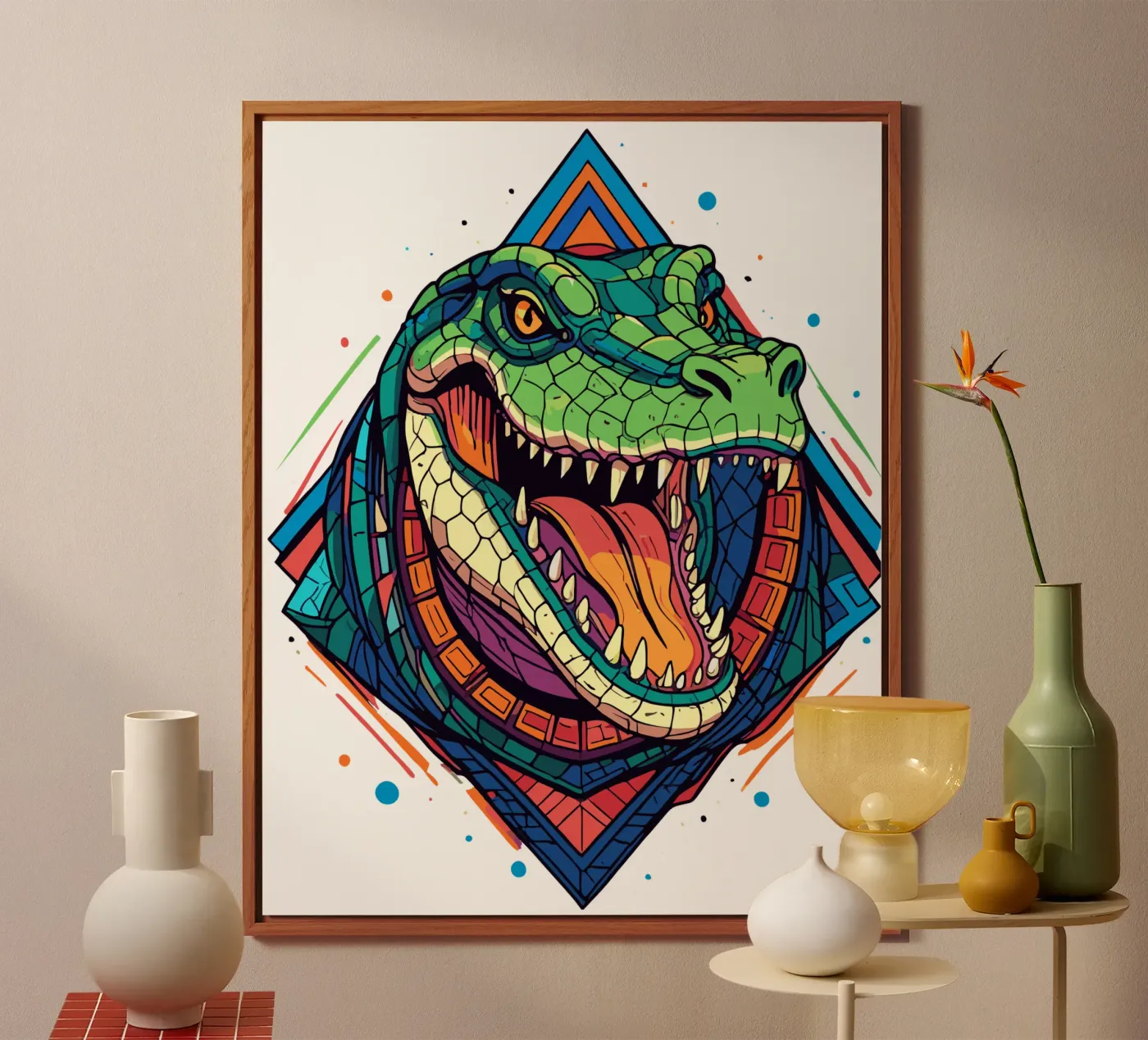 Coccodrillo alluminio dibond da artdesign1985