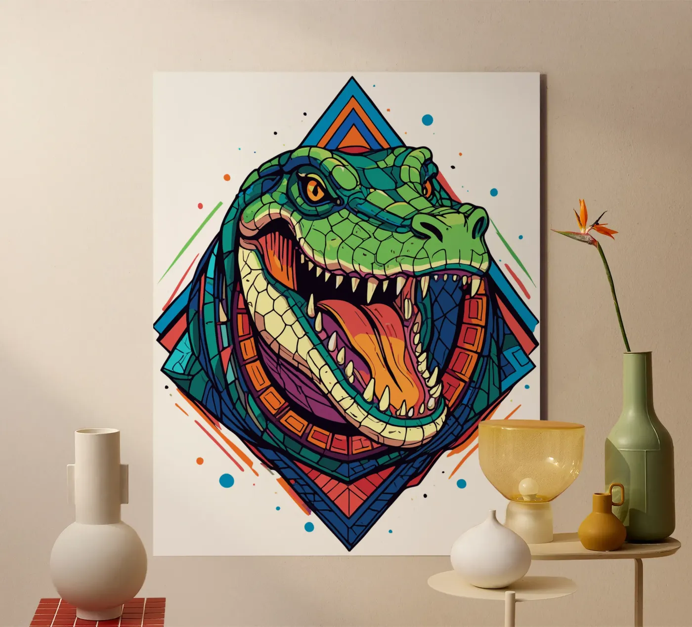 Coccodrillo alluminio dibond da artdesign1985