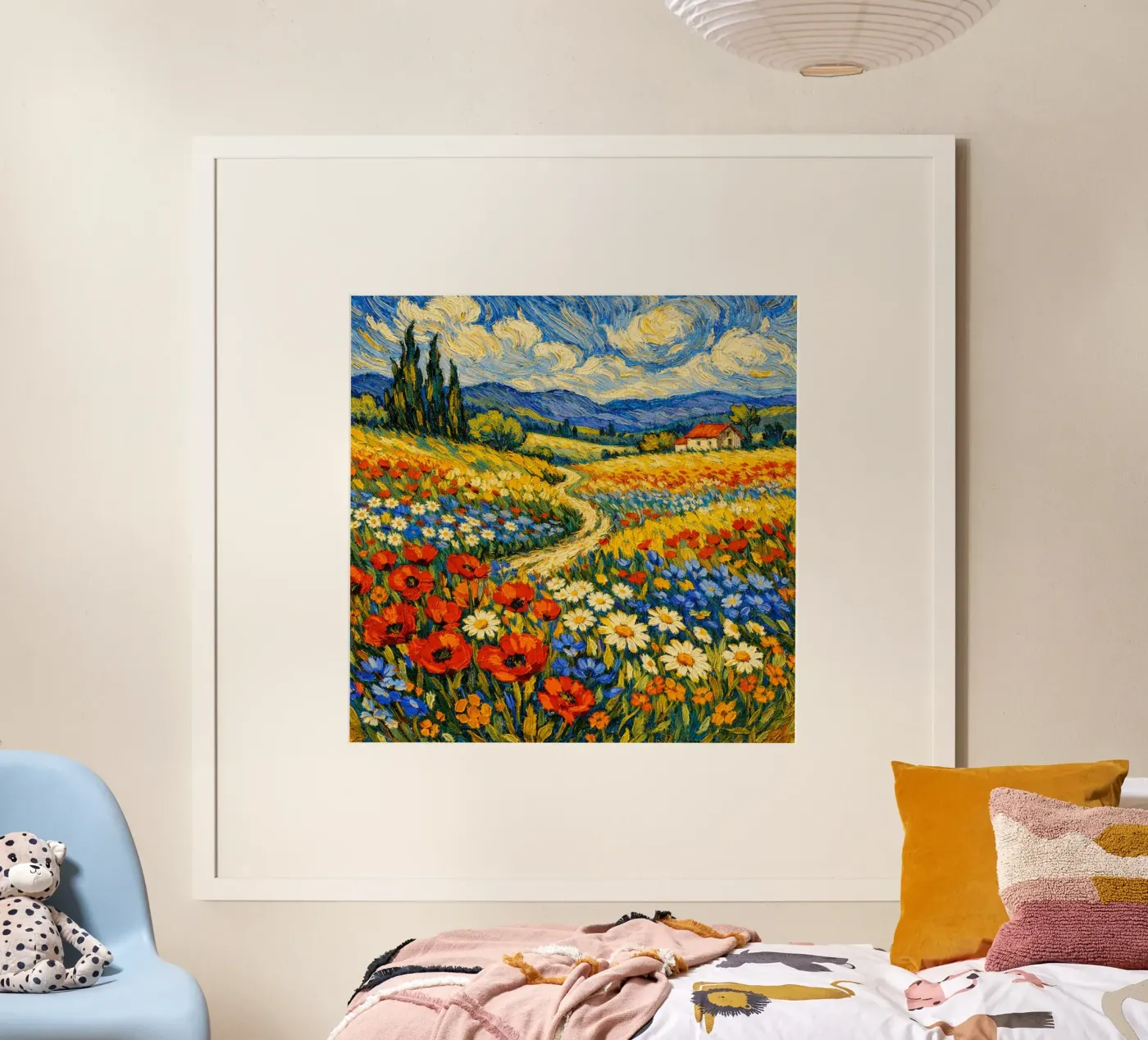 Flower Fields poster da ArtGo