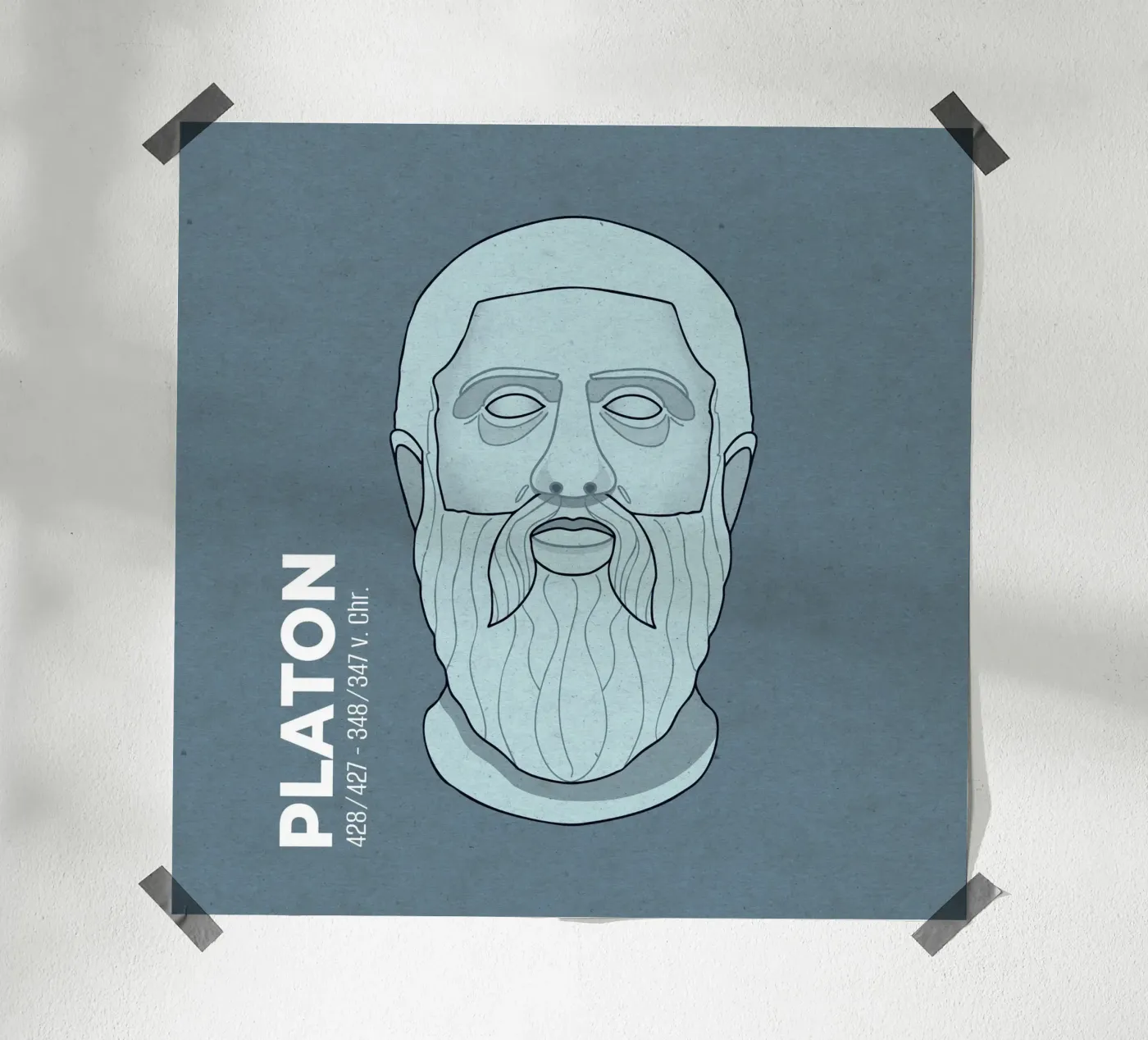 Platon poster van Face & Content
