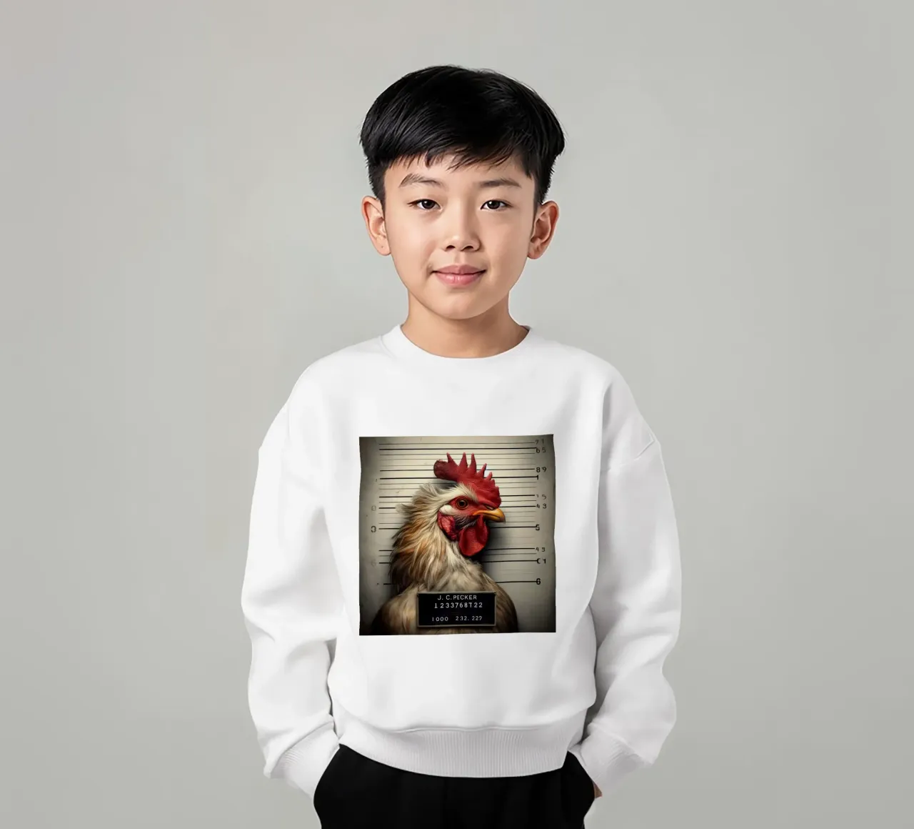J.C.Pecker felpa bambino da Art Unleashed