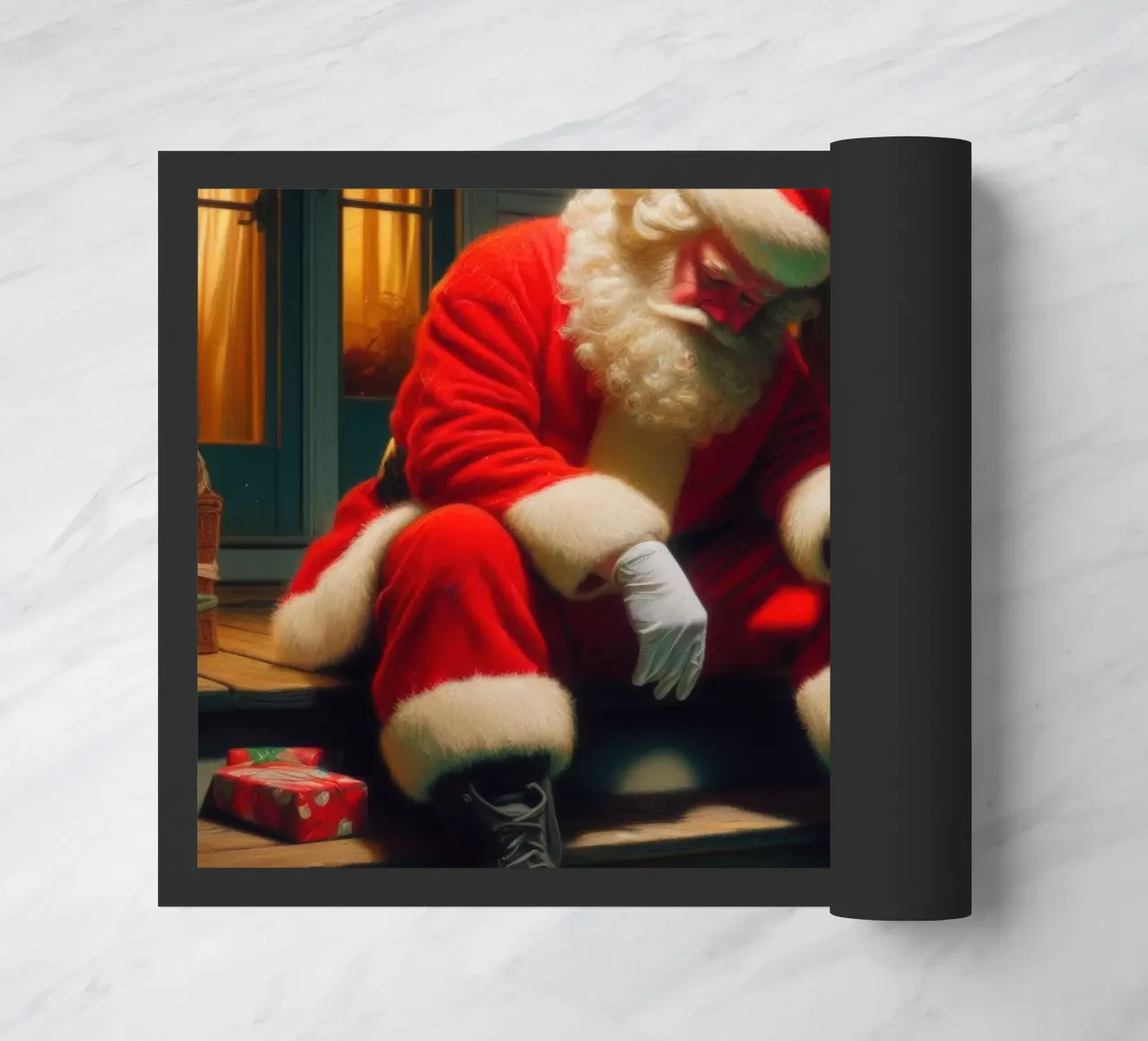 Merry doormat by Art Unleashed