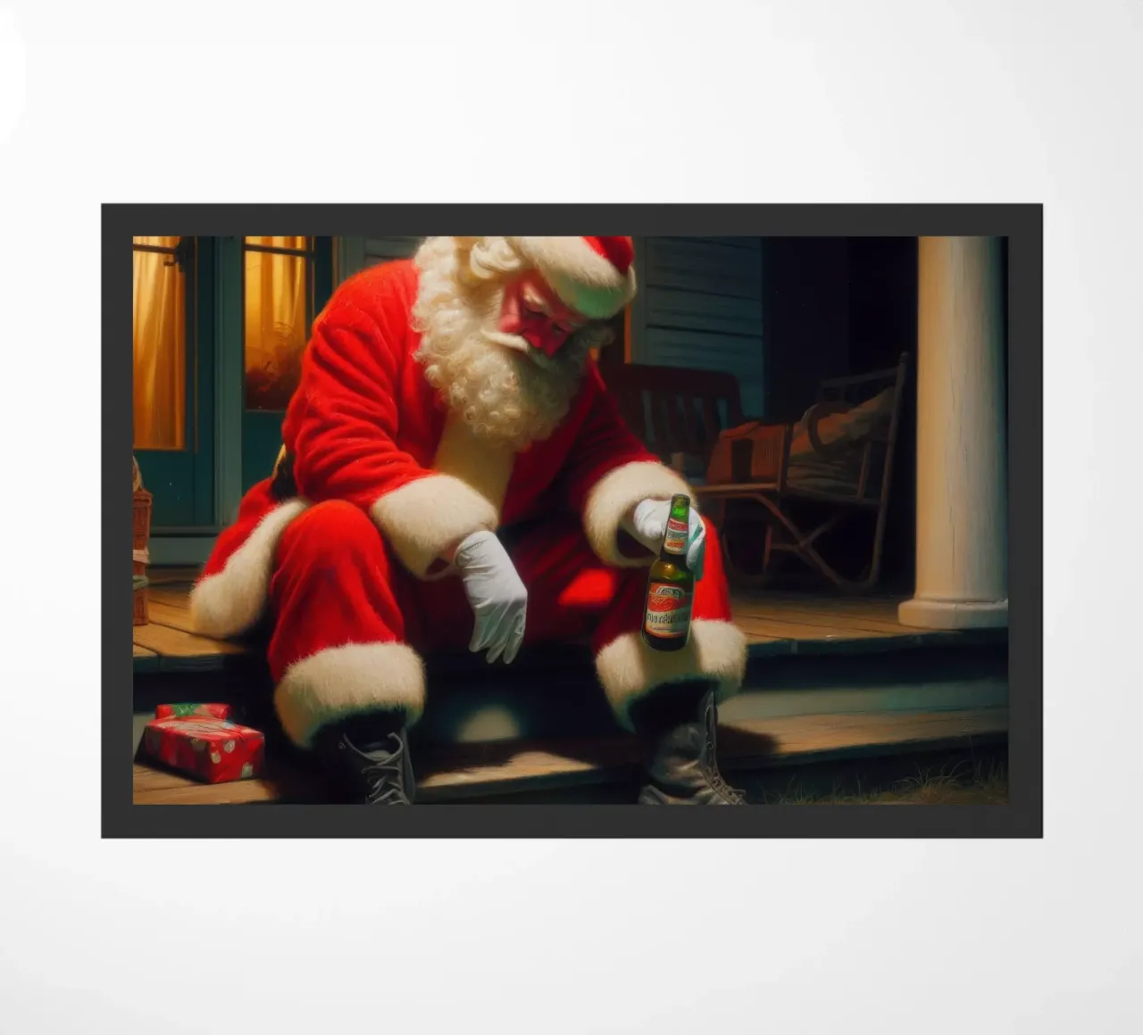 Merry doormat by Art Unleashed